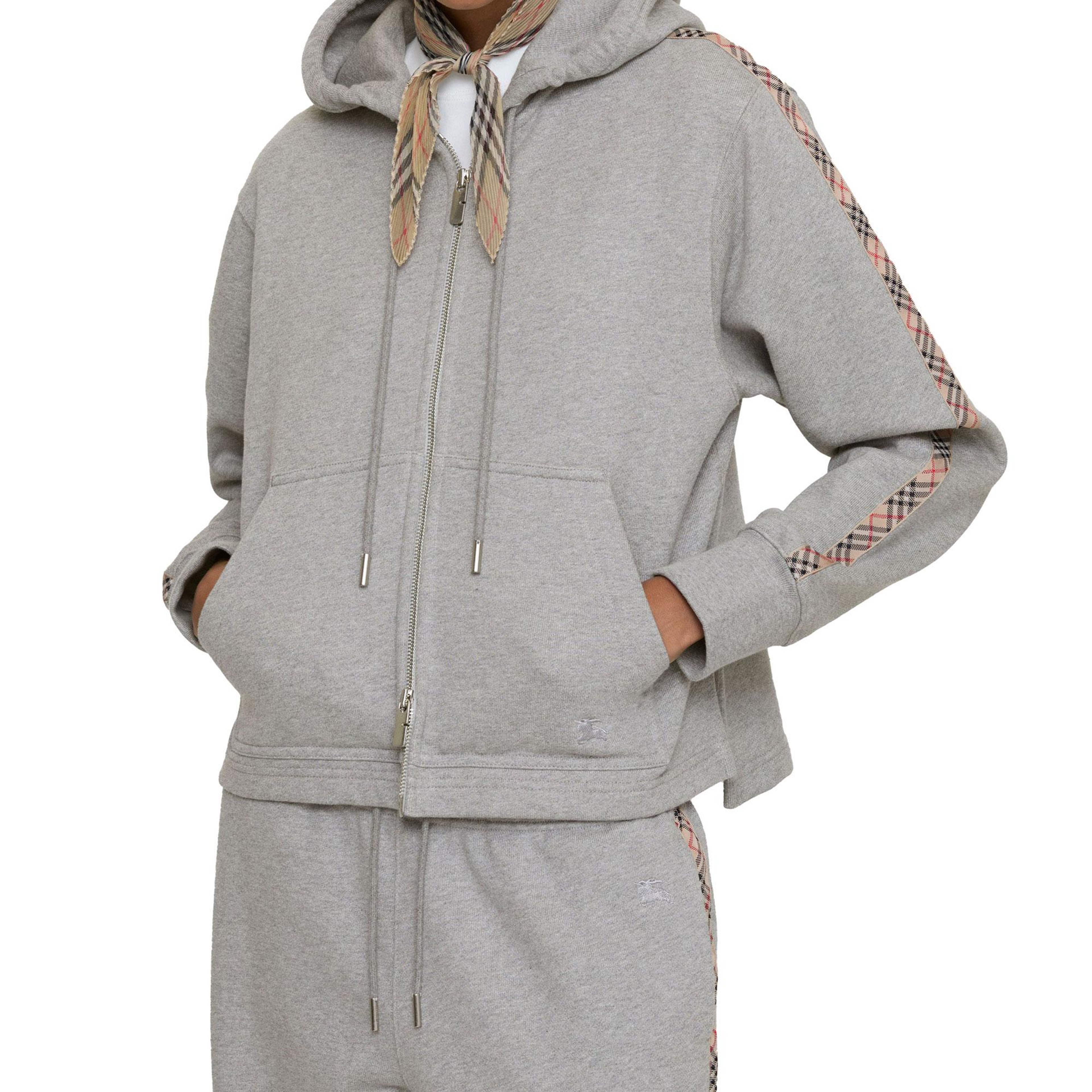 Burberry Harper Kadın Gri Hoodie