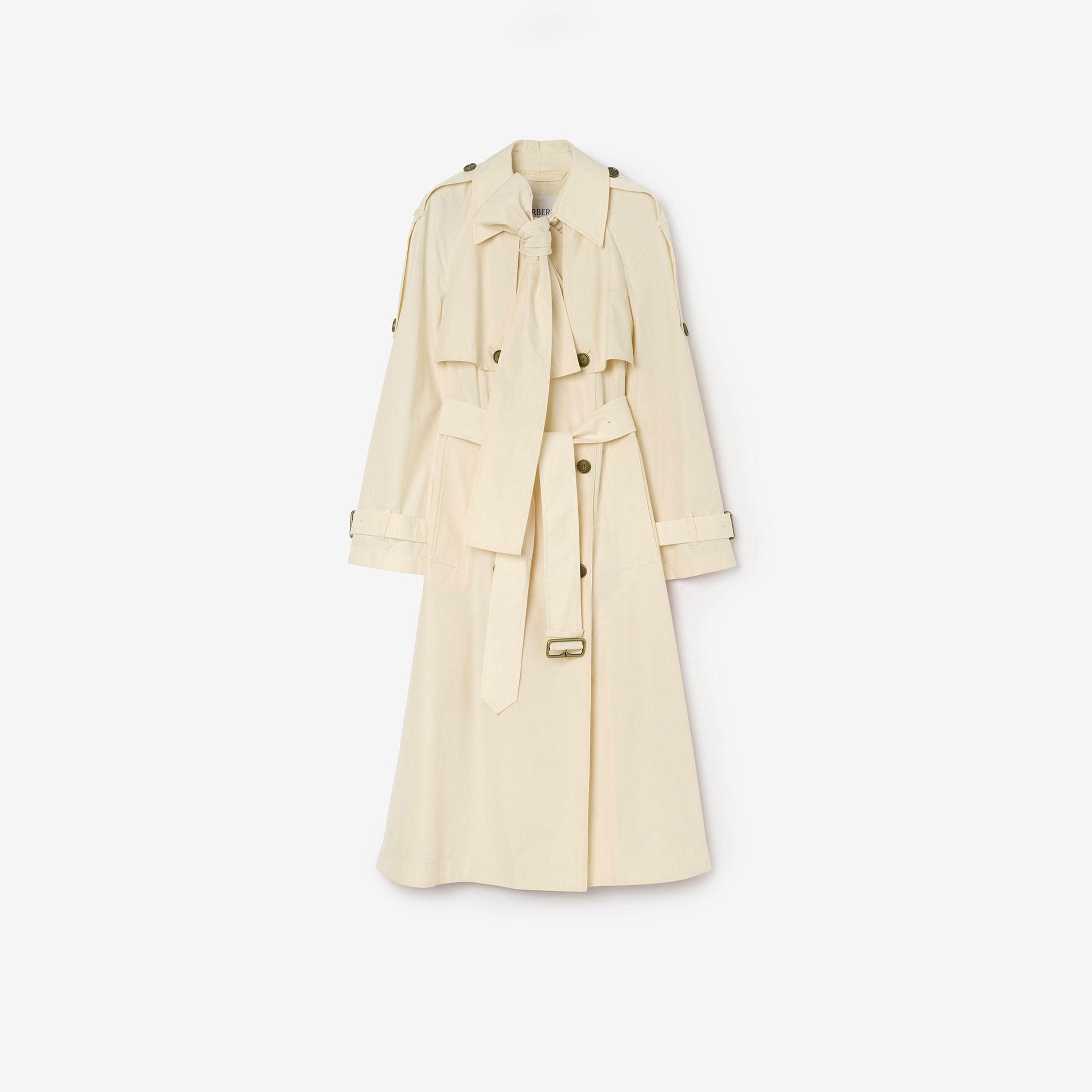 Burberry Trerose Kadın Krem Pardesü