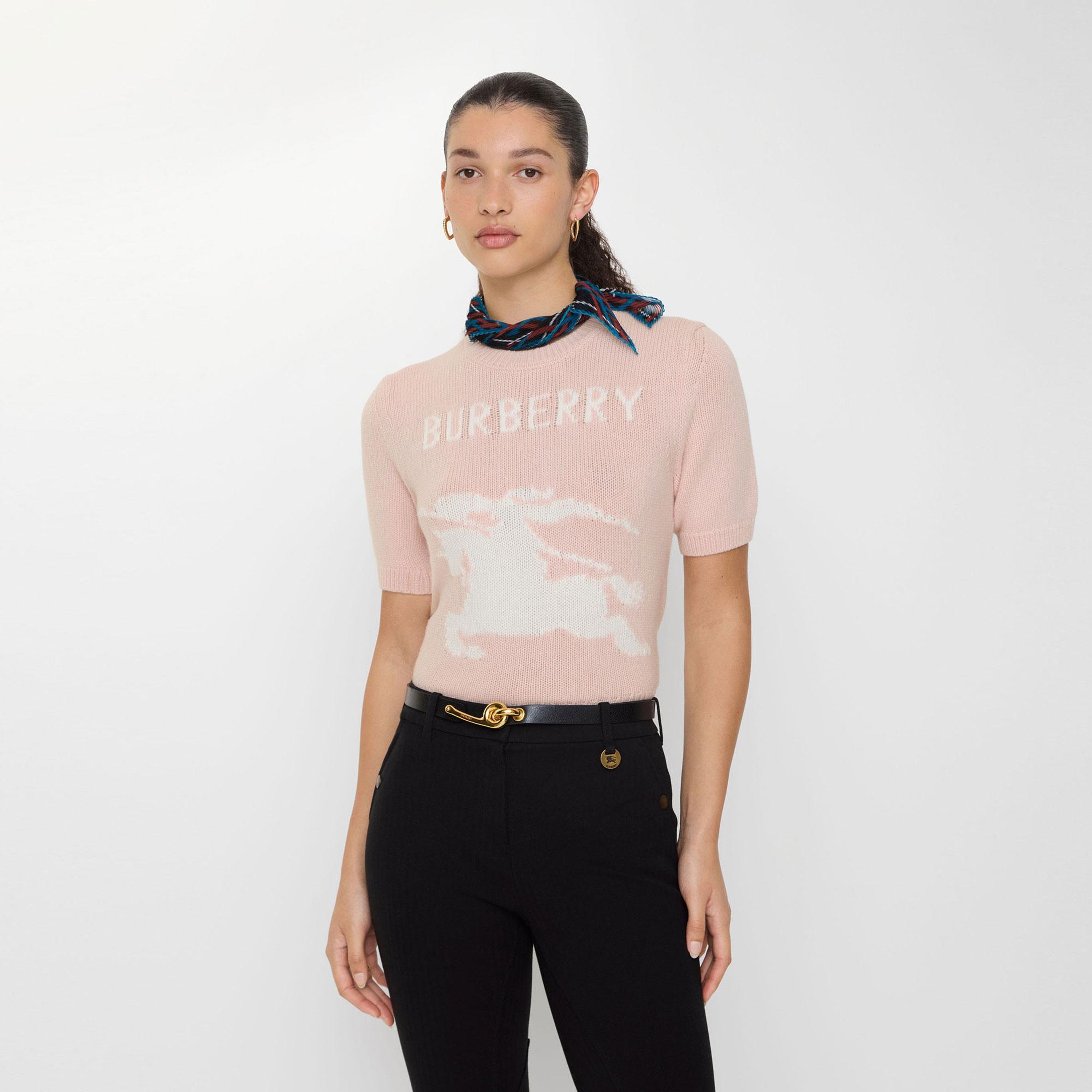 Burberry Skylar Ekd Kadın Pembe Triko