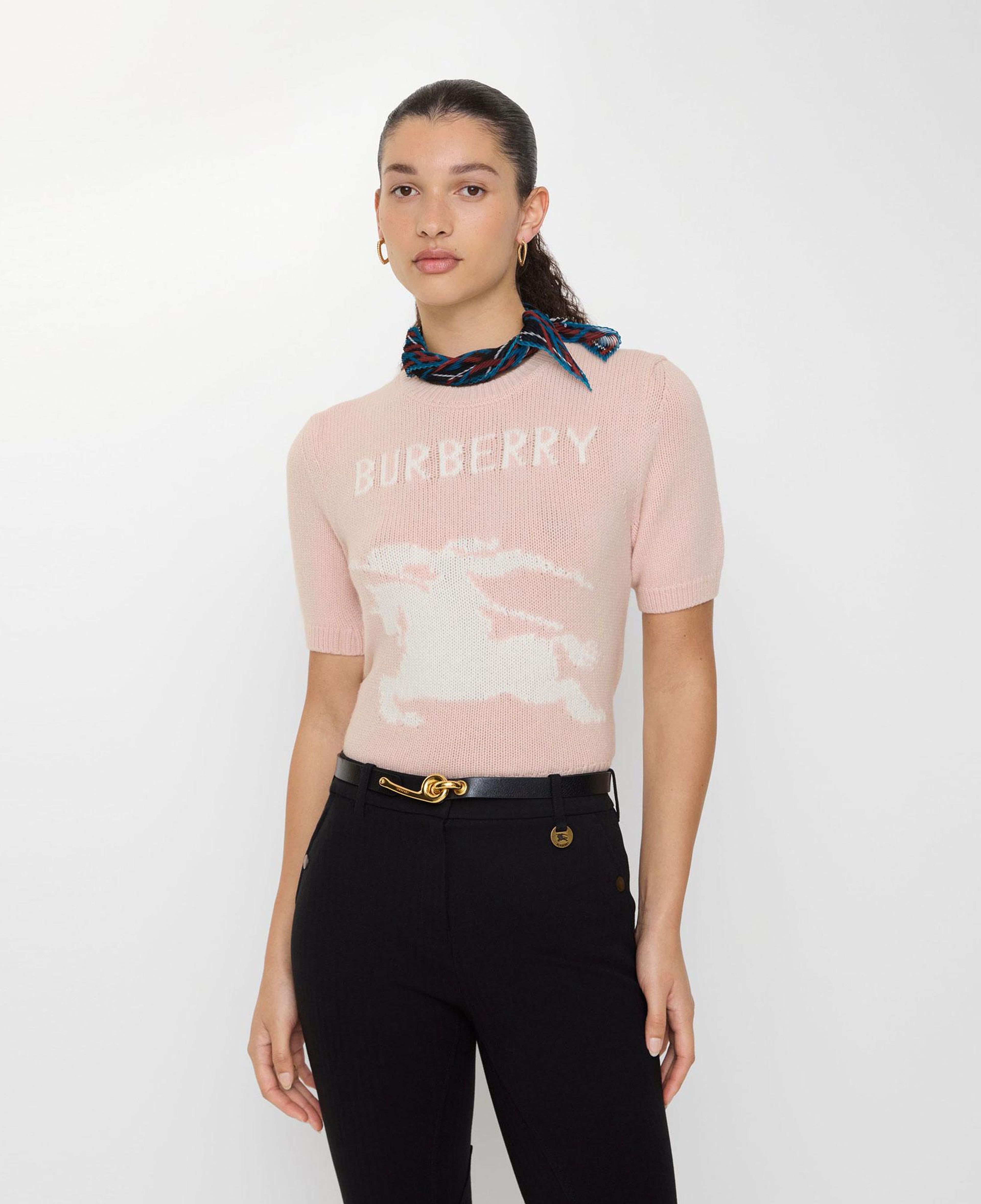 Burberry Skylar Ekd Kadın Pembe Triko