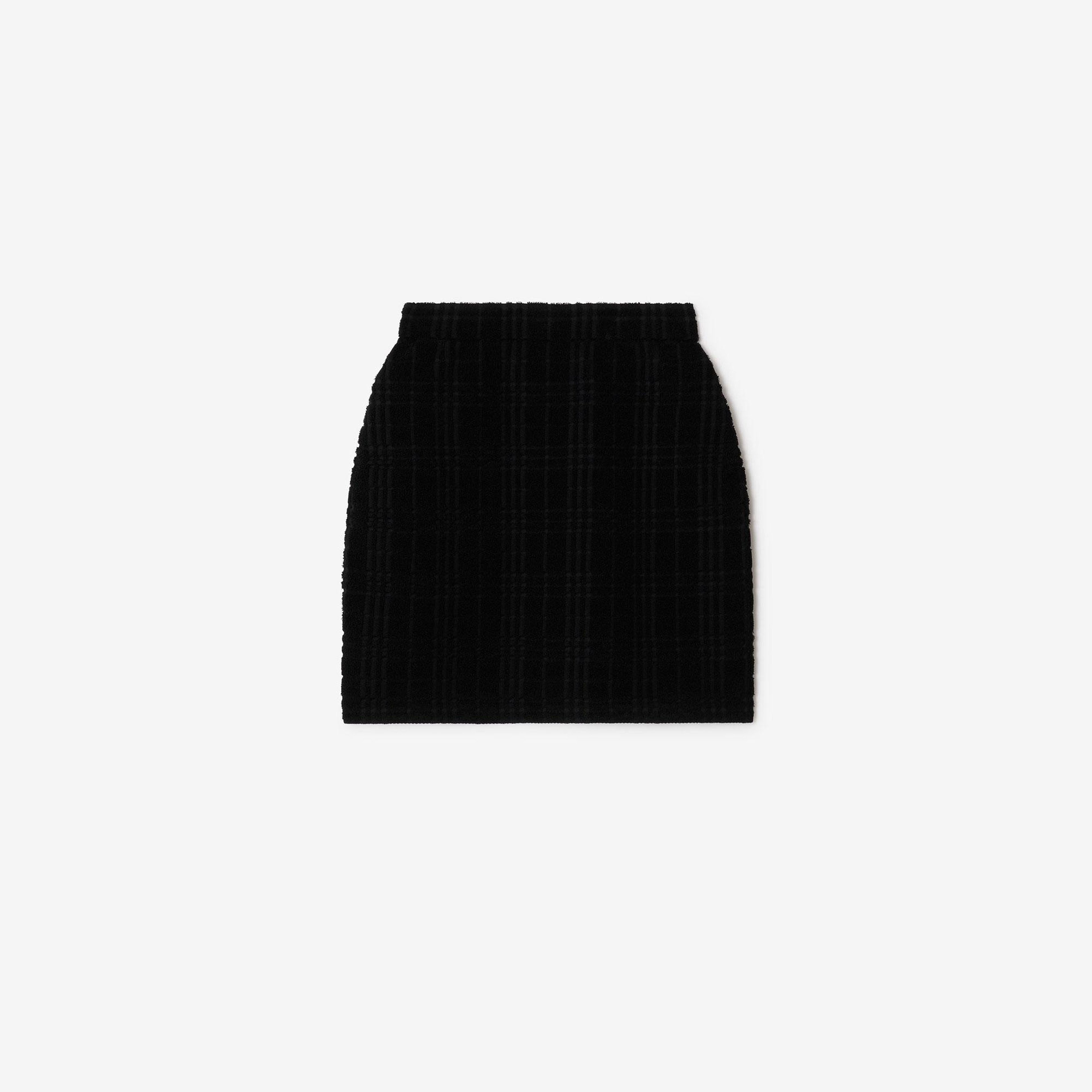 Burberry Ellie Check Kadın Siyah Etek