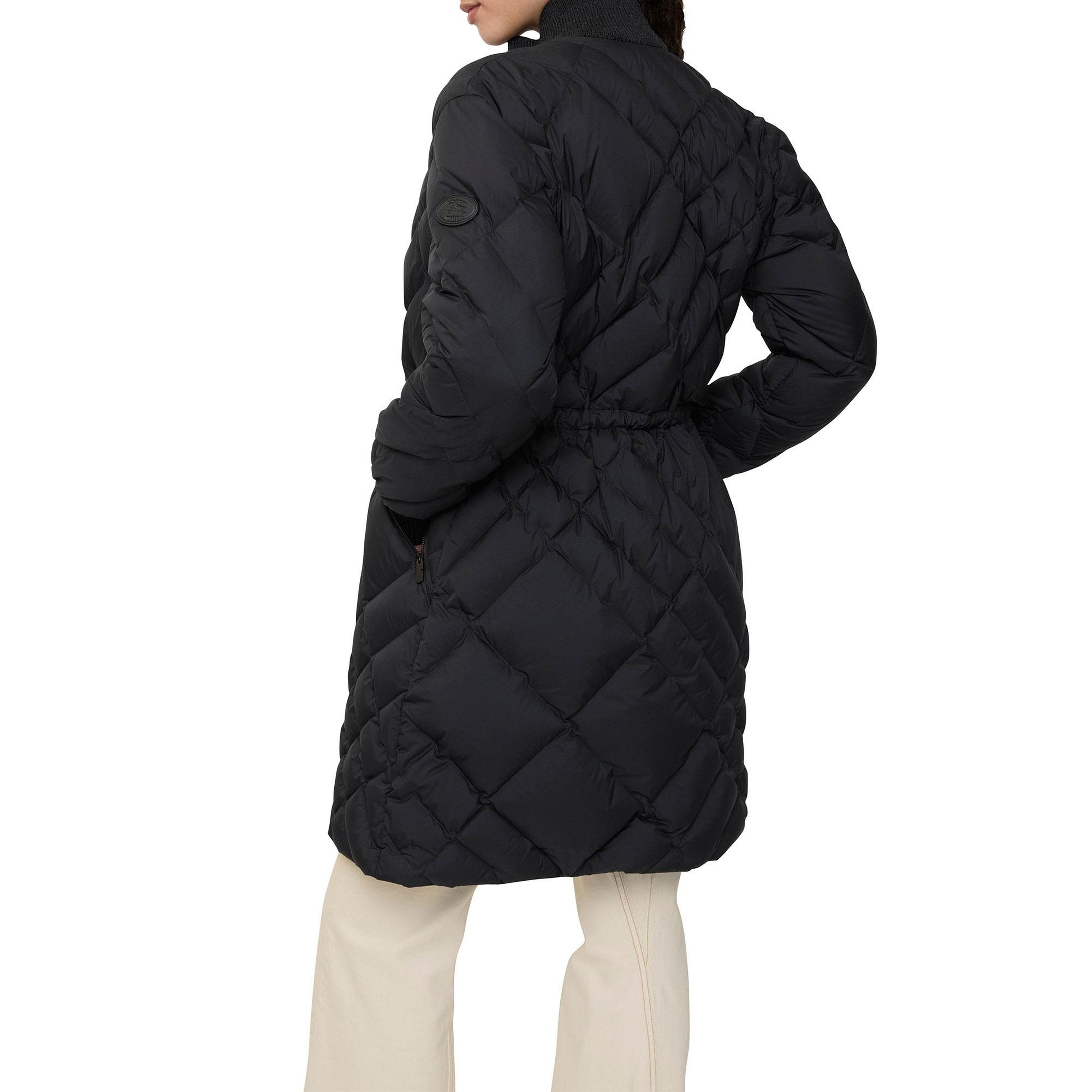 Burberry Danesbury Kadın Siyah Mont