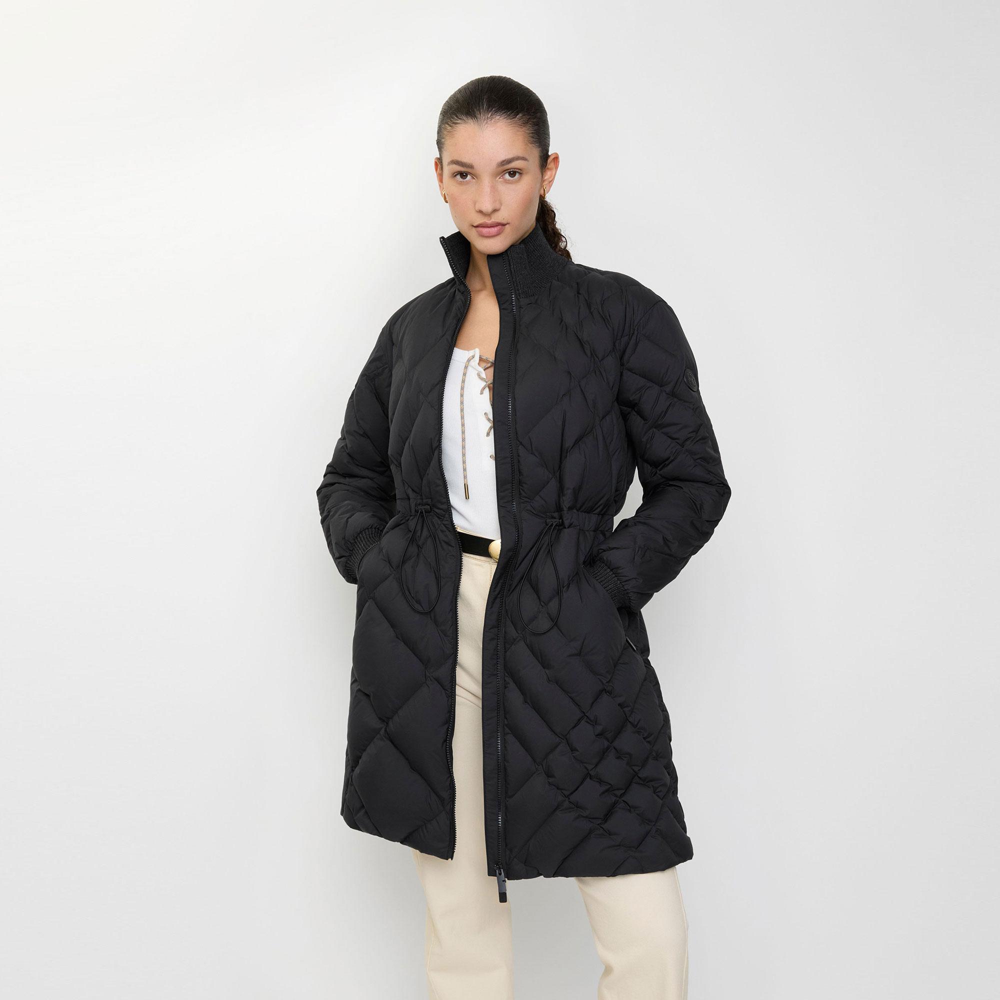 Burberry Danesbury Kadın Siyah Mont