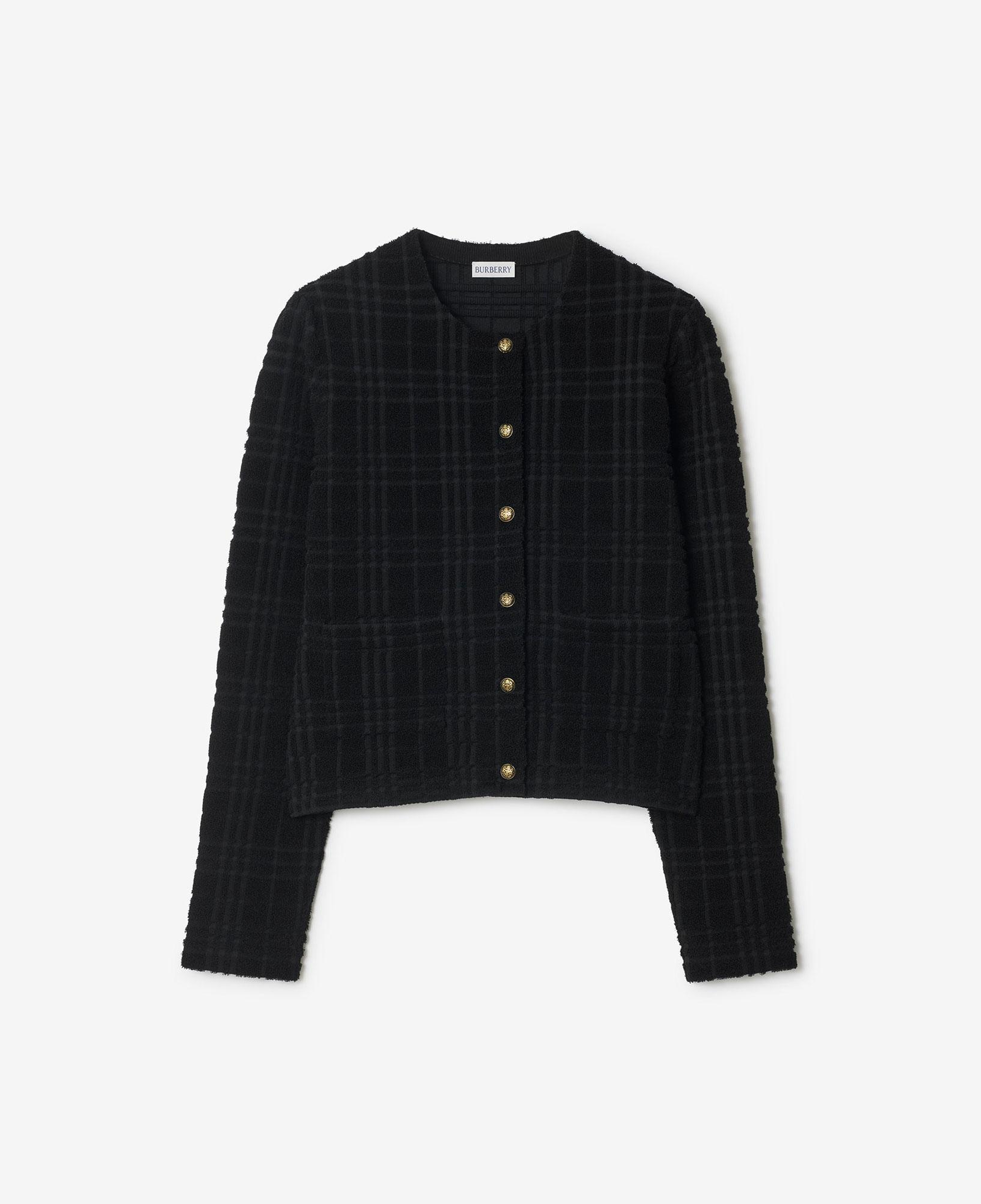 Burberry Ellen Check Kadın Siyah Hırka