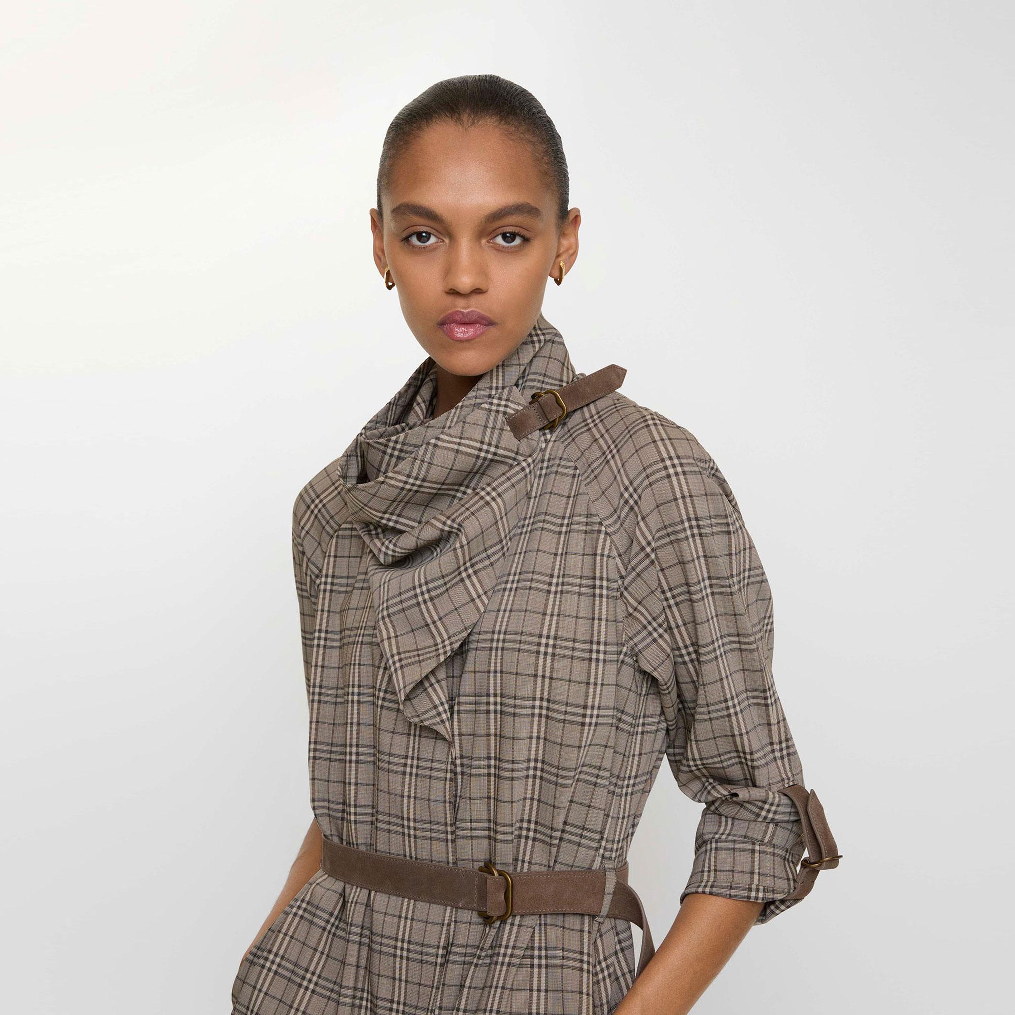 Burberry Bea Kadın Bej Elbise