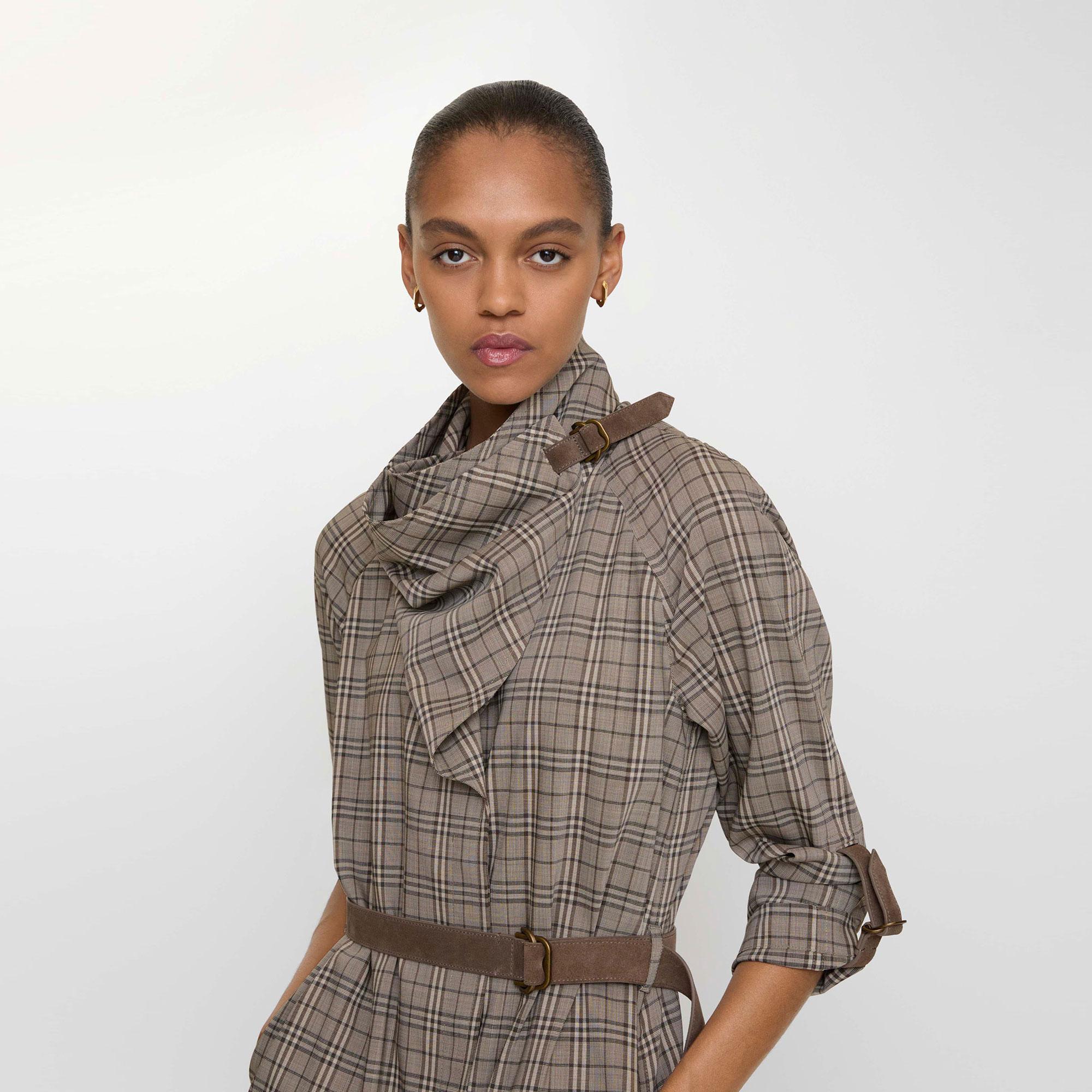 Burberry Bea Kadın Bej Elbise