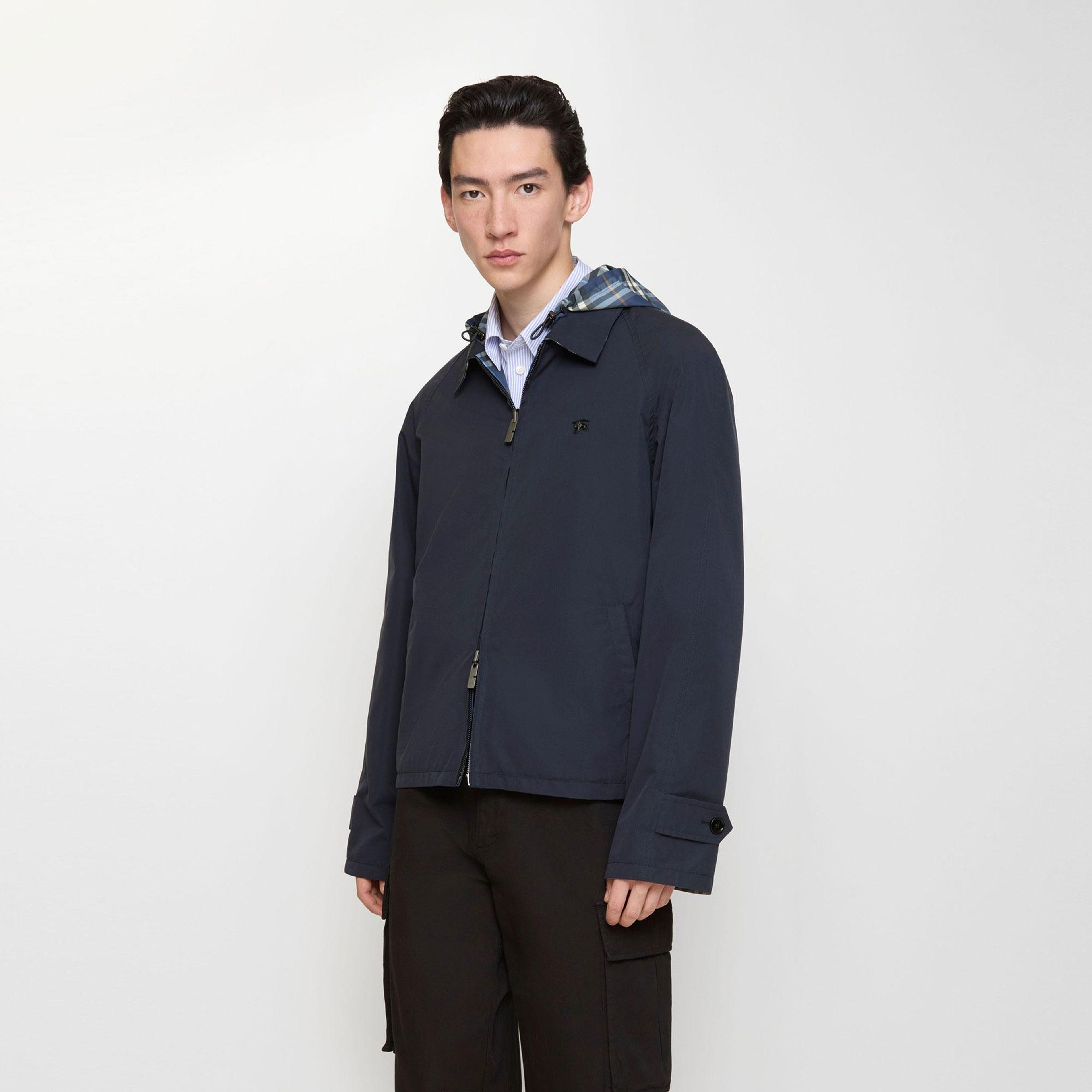 Burberry Hodson Erkek Lacivert Polar Ceket