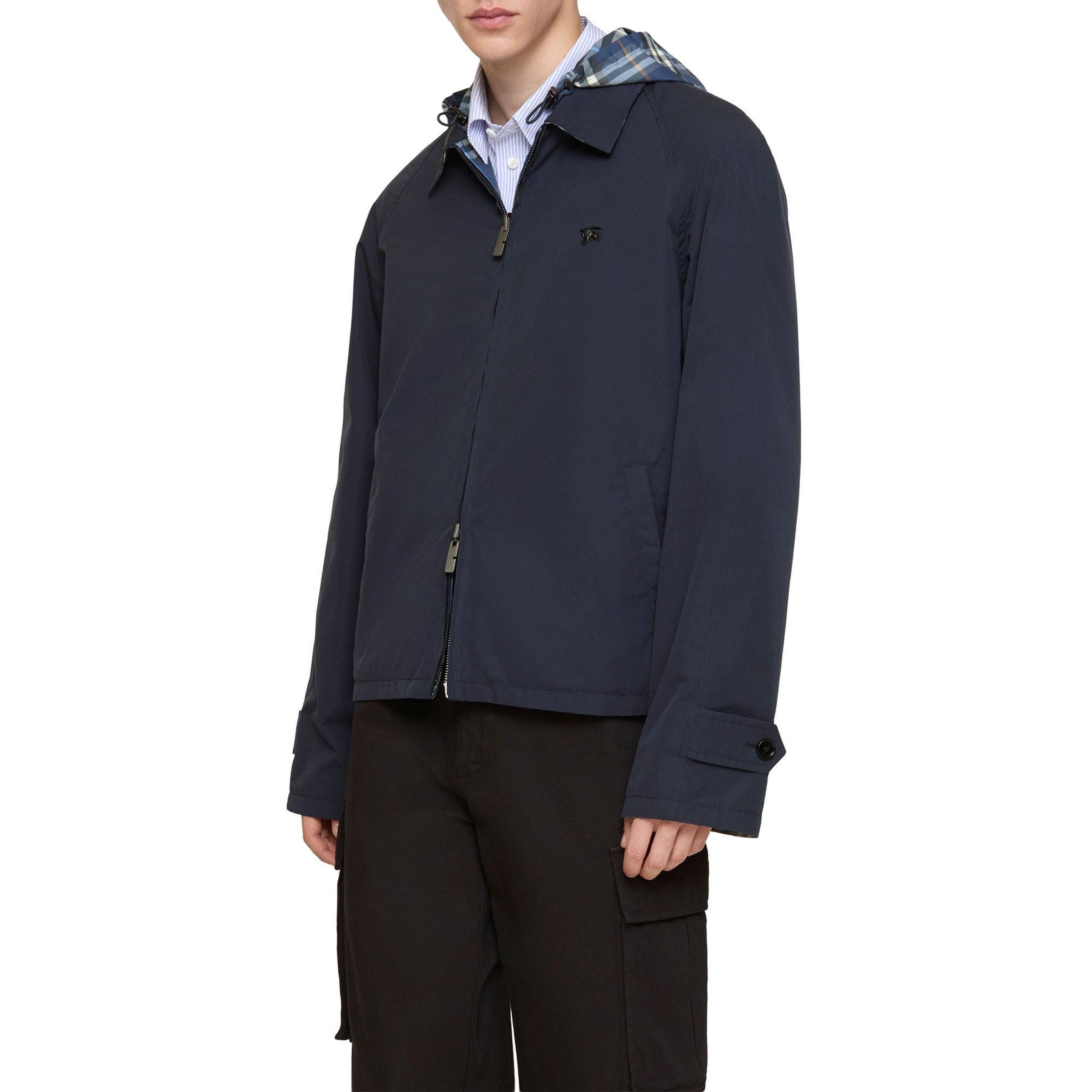 Burberry Hodson Erkek Lacivert Polar Ceket