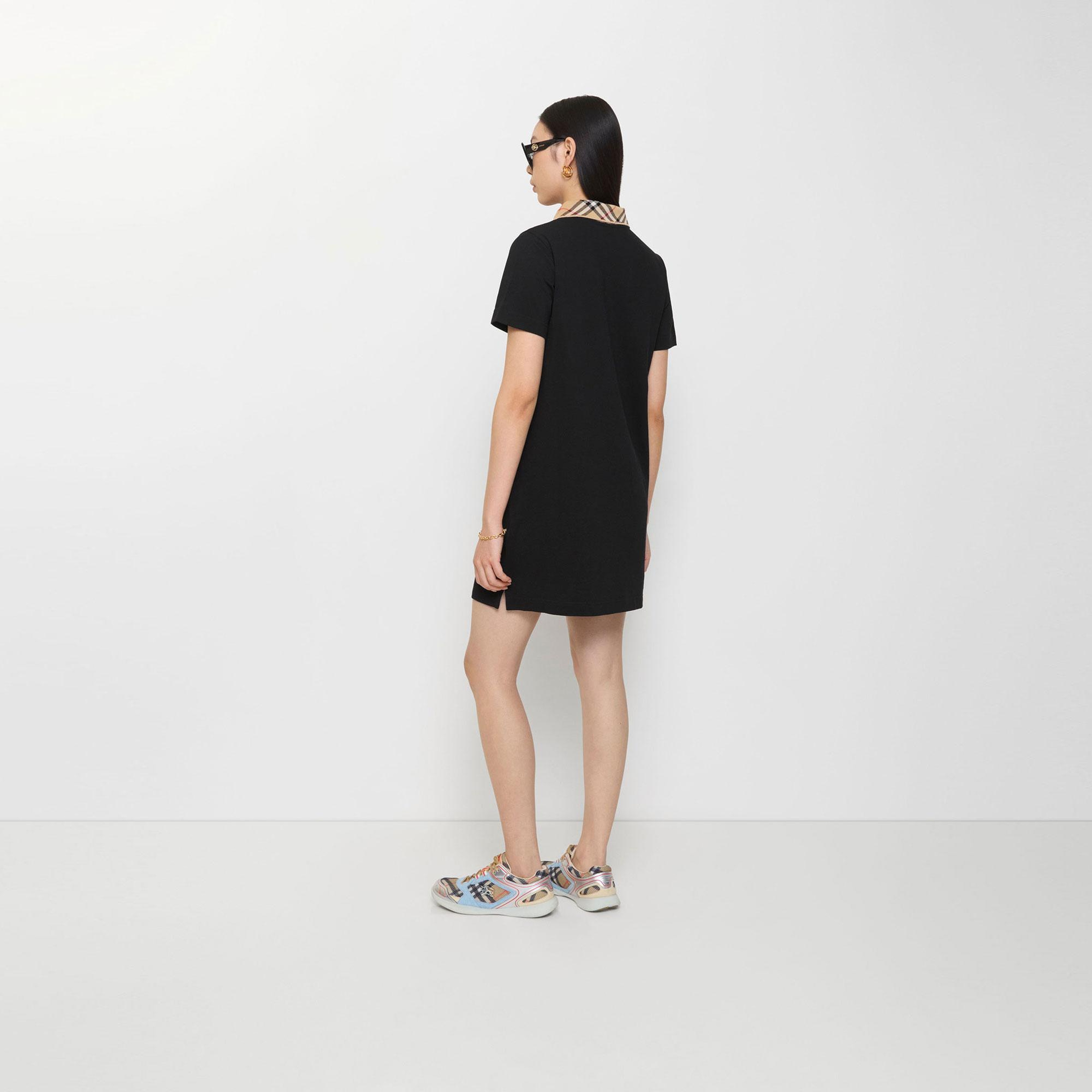 Burberry İris Check Kadın Siyah Elbise