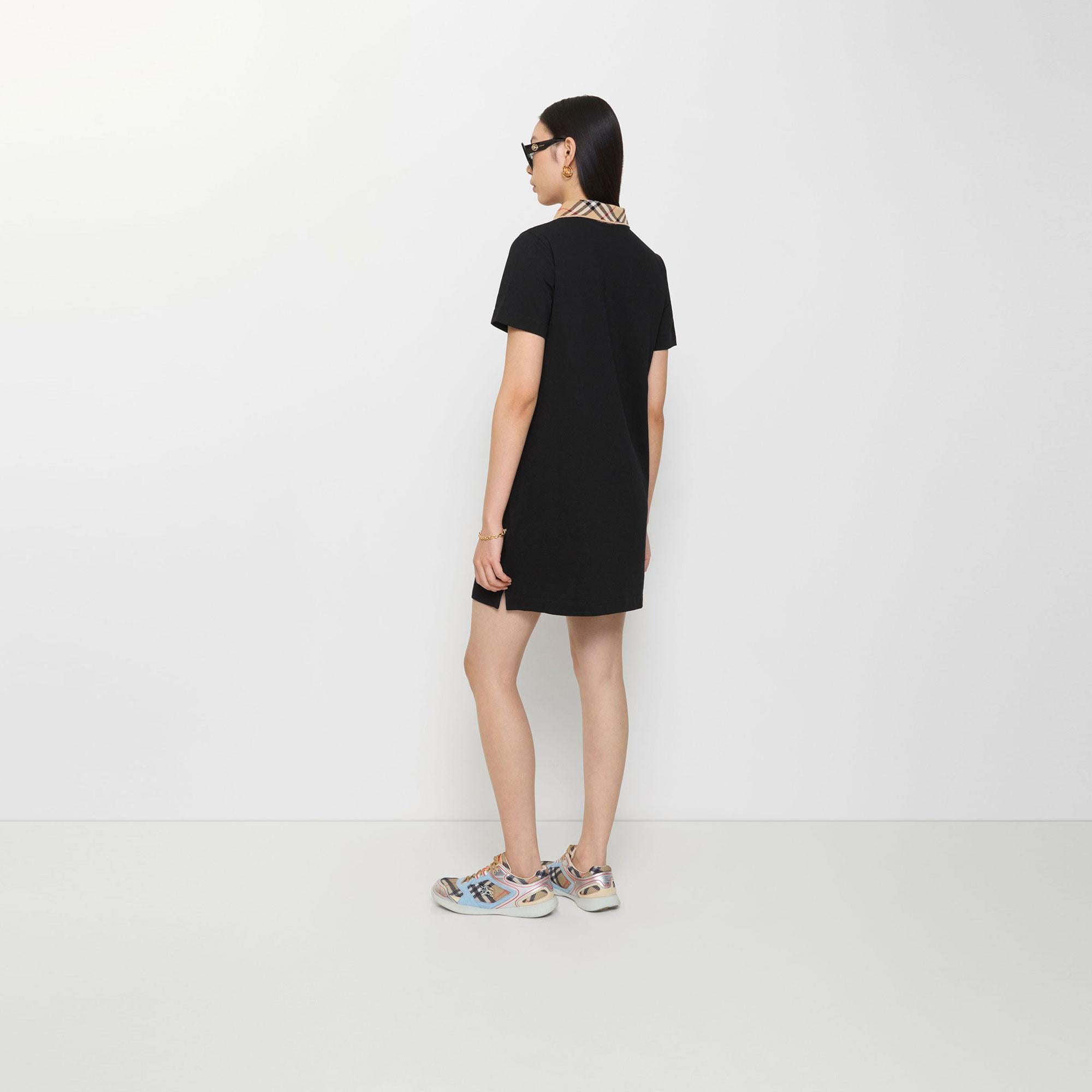 Burberry İris Check Kadın Siyah Elbise