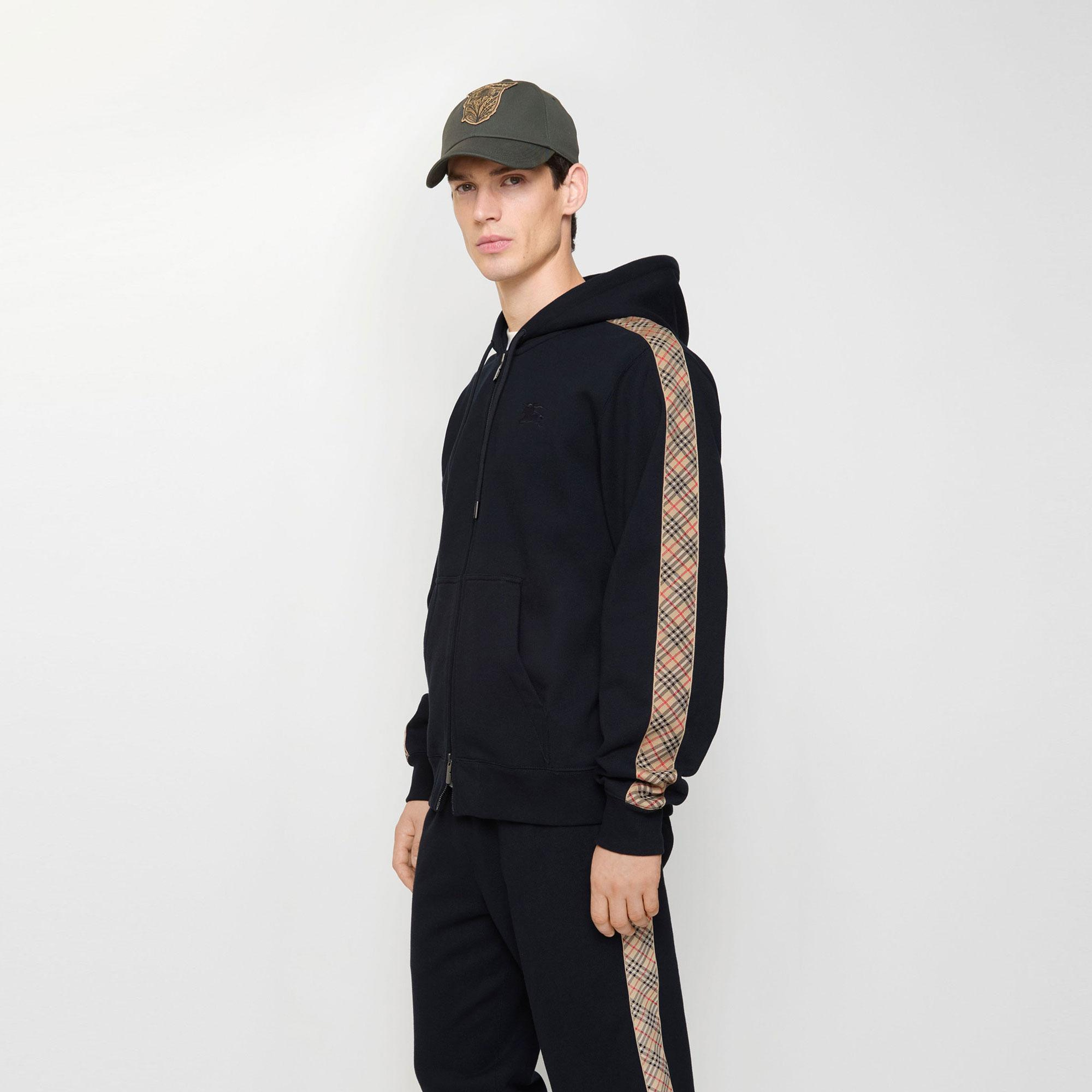 Burberry Scott Erkek Lacivert Hoodie
