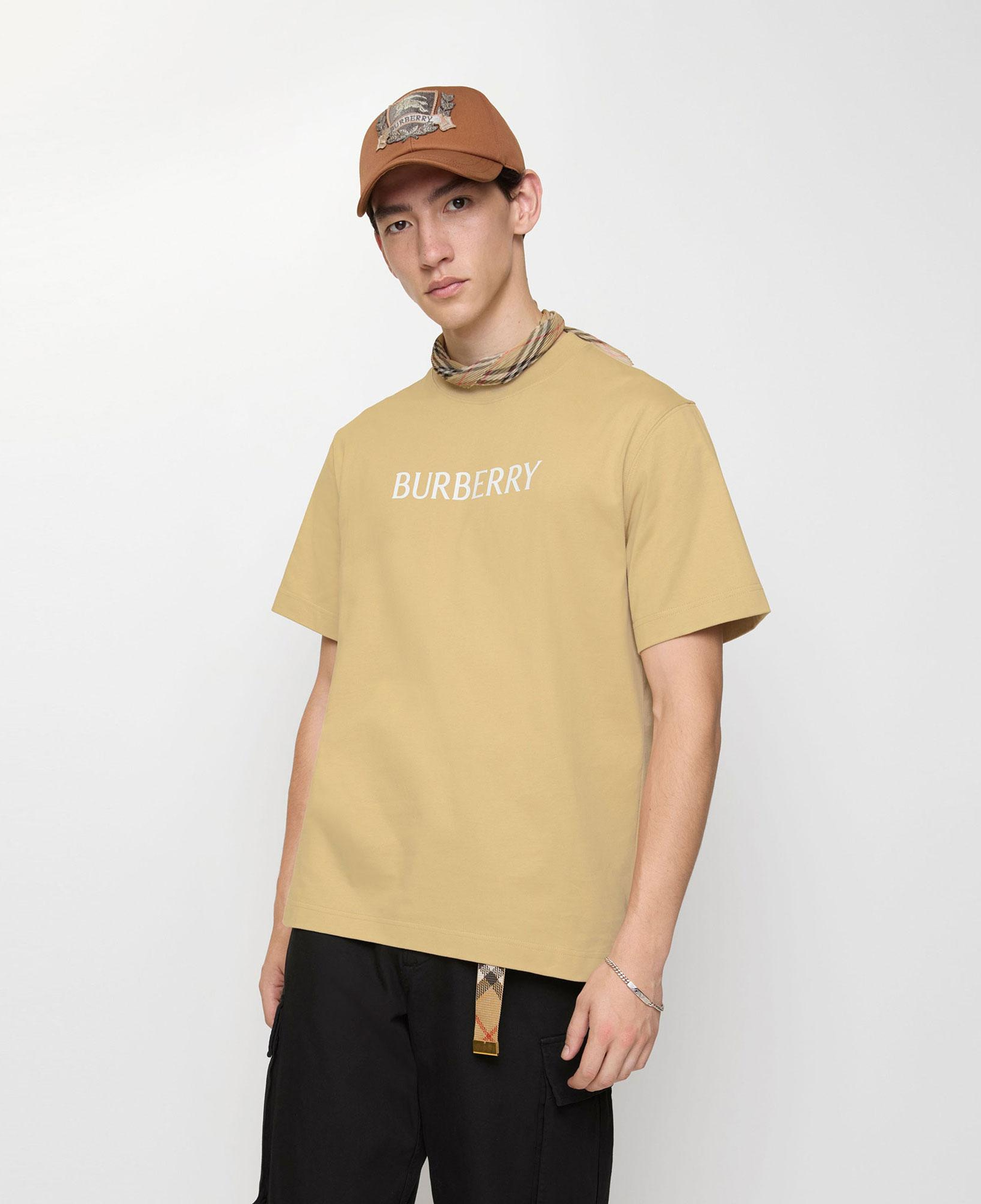 Burberry Seth Erkek Bej T-Shirt