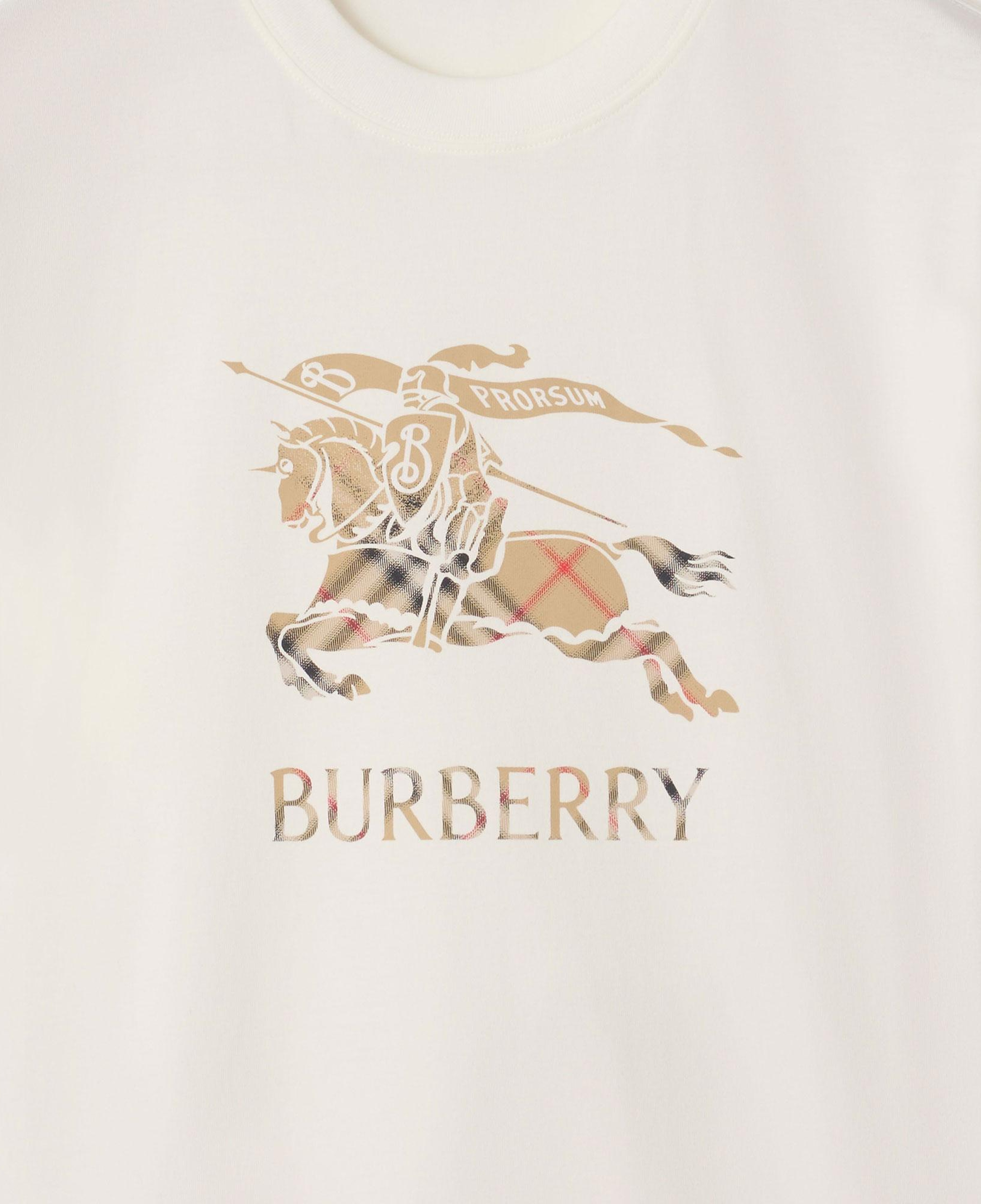 Burberry Seth Ekd Erkek Beyaz T-Shirt