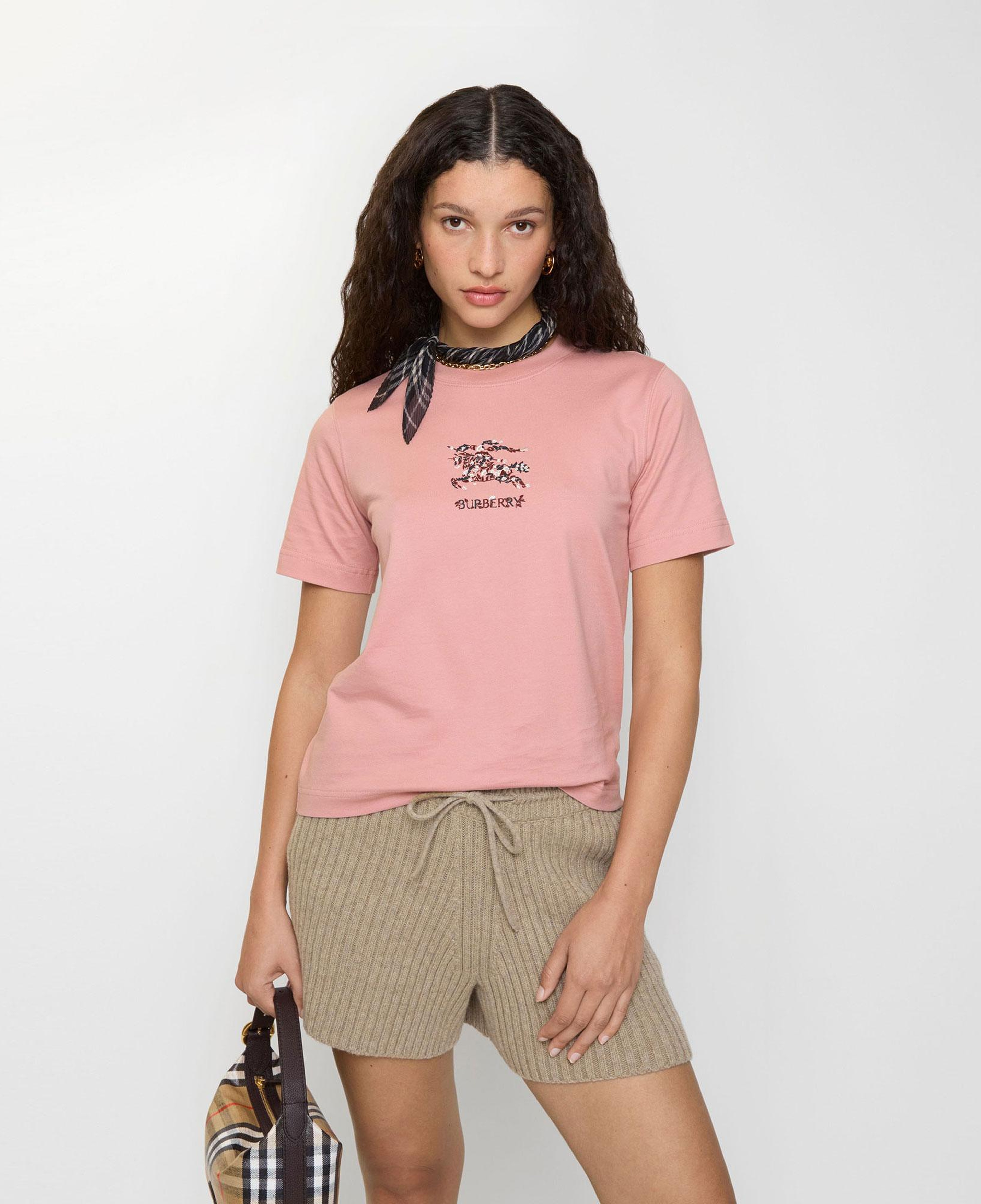 Burberry Frankie Ekd Flower Kadın Pembe T-Shirt