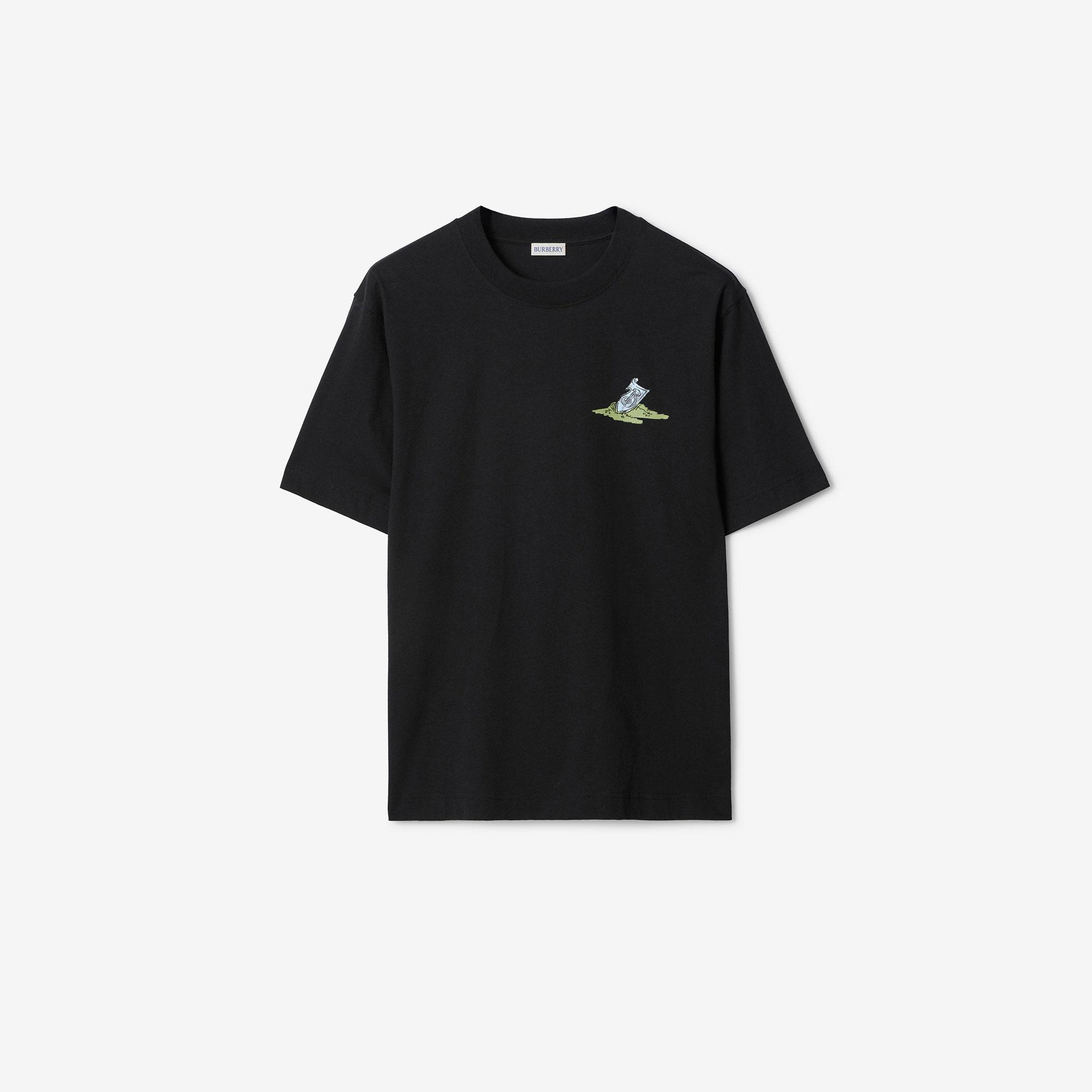 Burberry Ryan Erkek Siyah T-Shirt