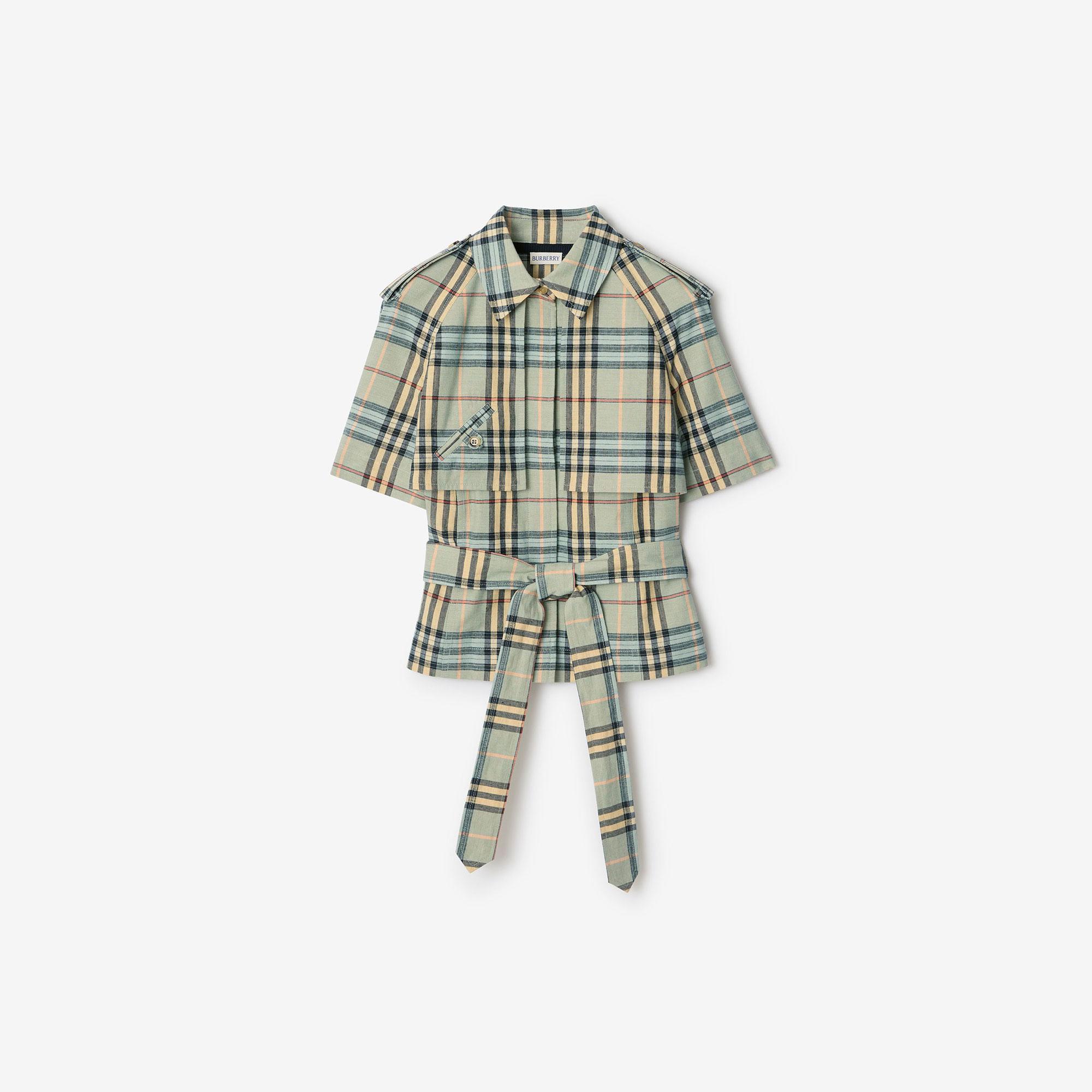 Burberry Liv Kadın Mavi Gömlek