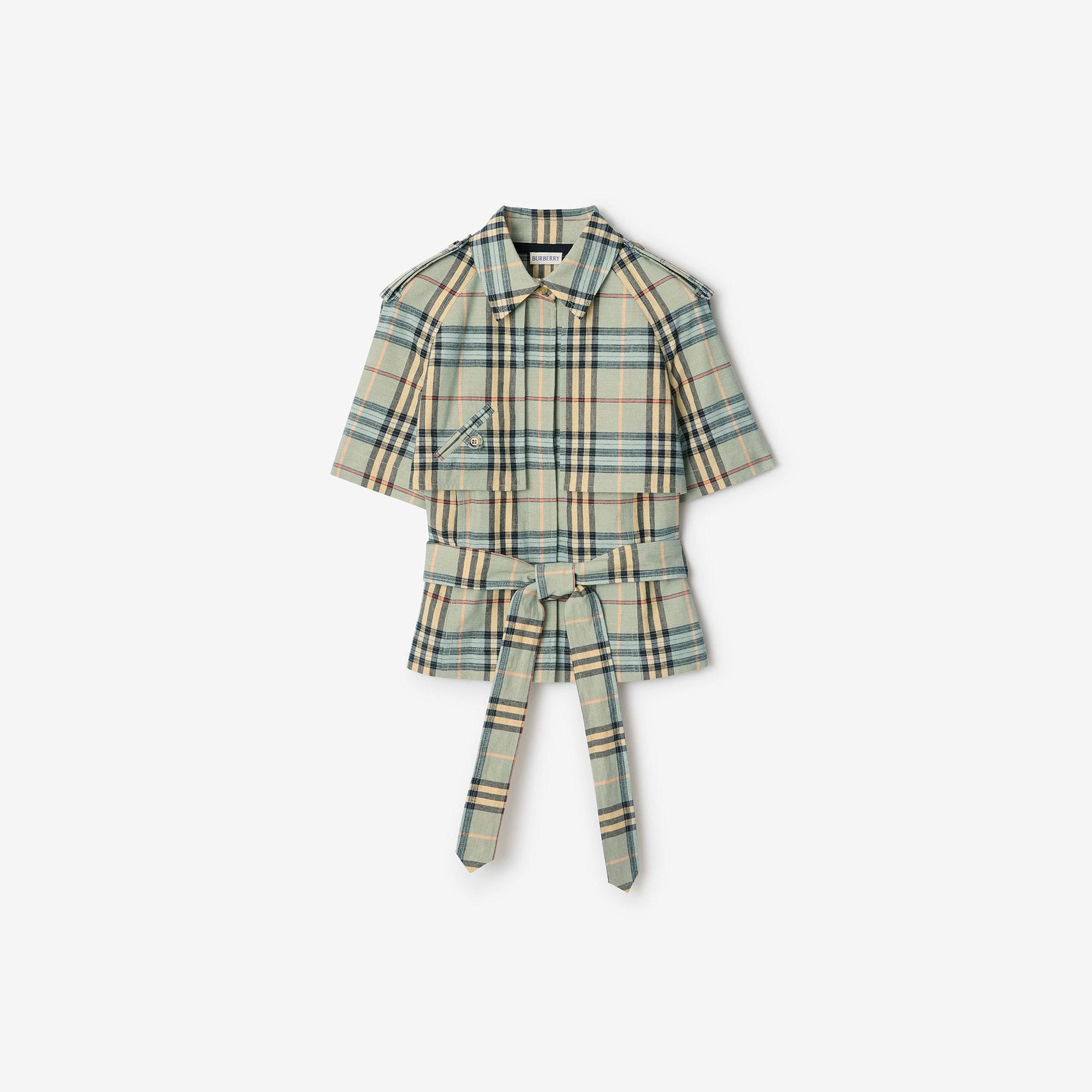 Burberry Liv Kadın Mavi Gömlek