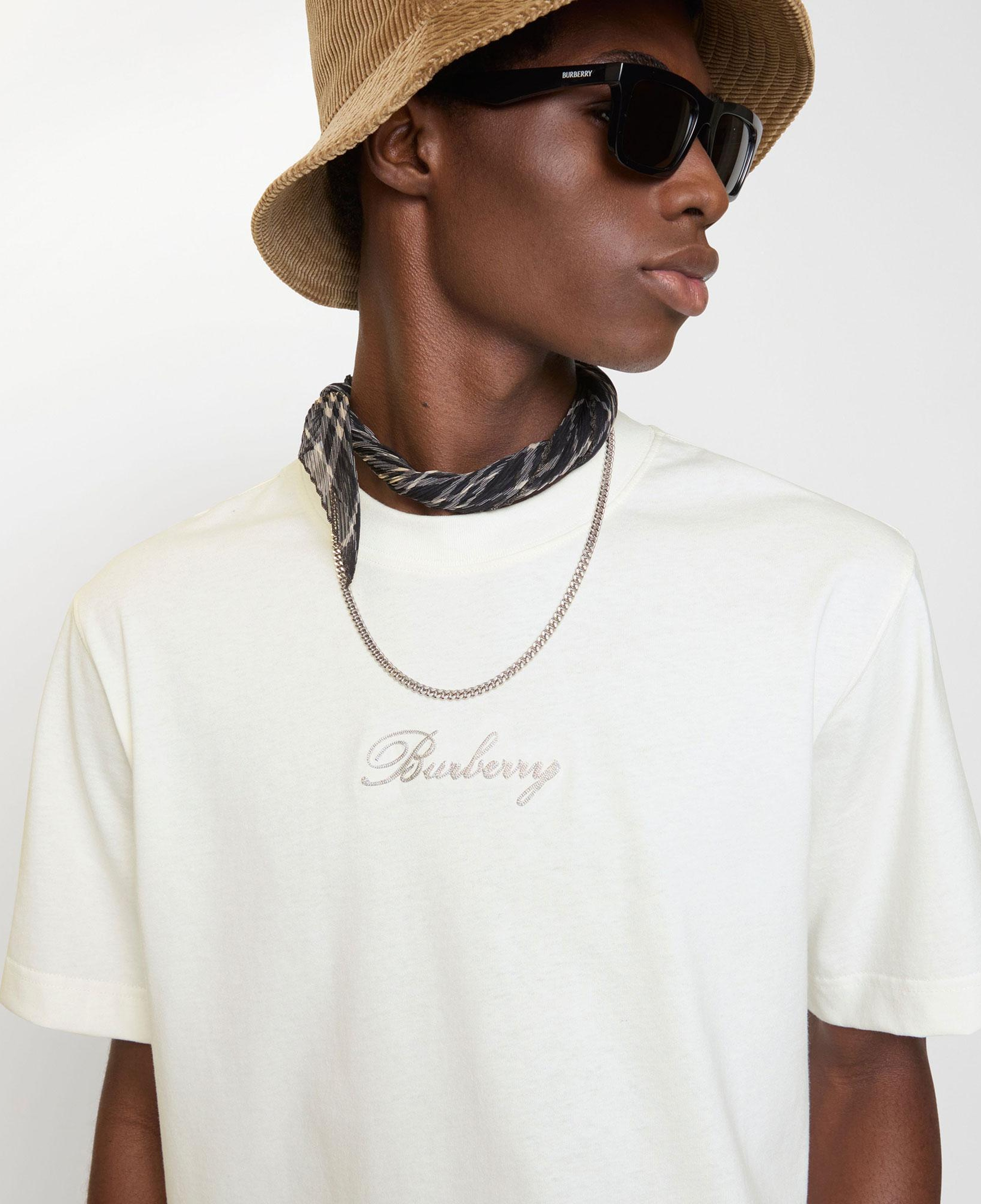 Burberry Ryan Erkek Beyaz T-Shirt