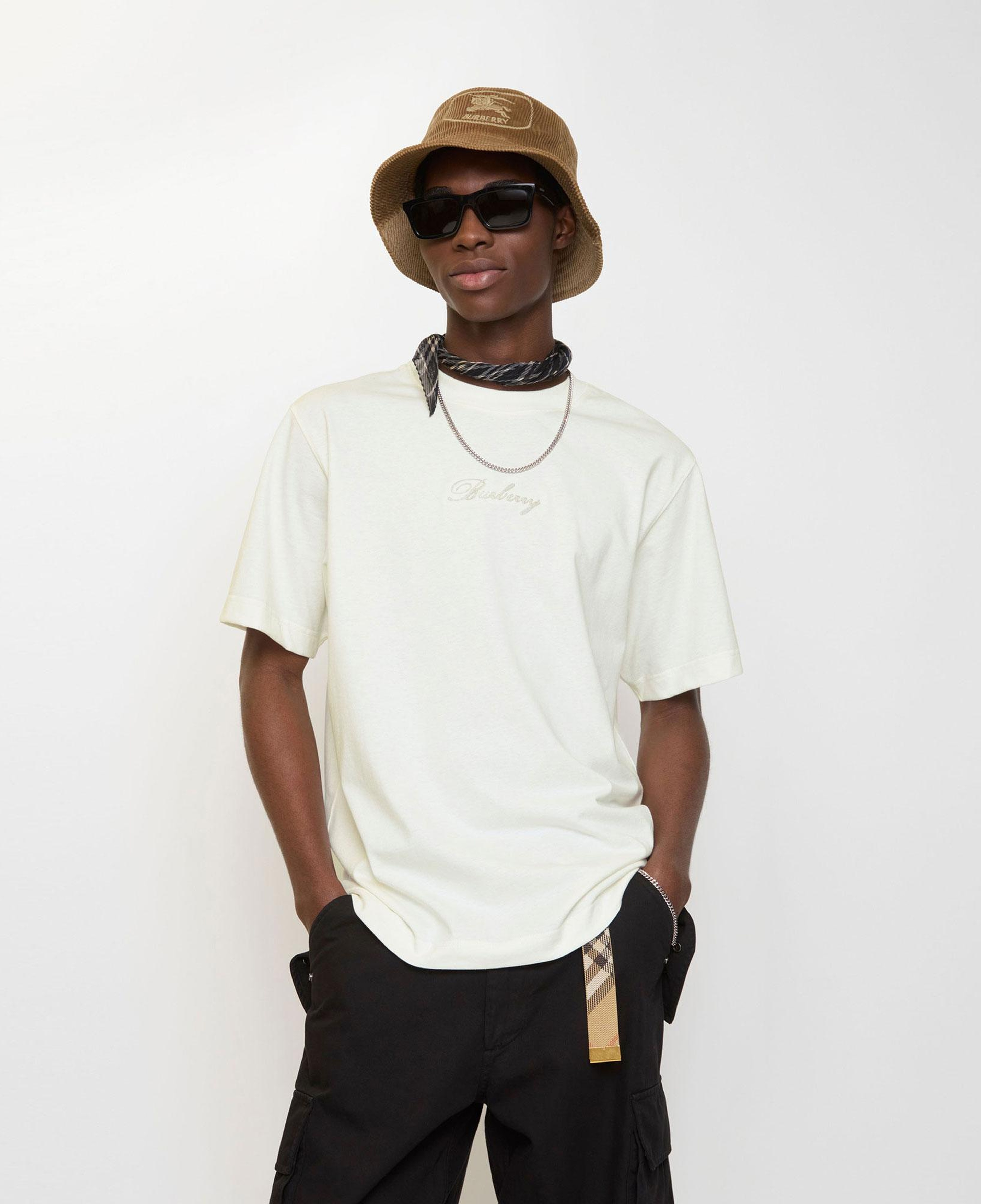 Burberry Ryan Erkek Beyaz T-Shirt