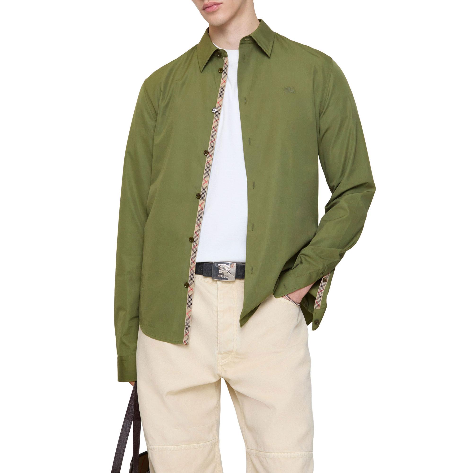 Burberry Sam Erkek Haki Gömlek