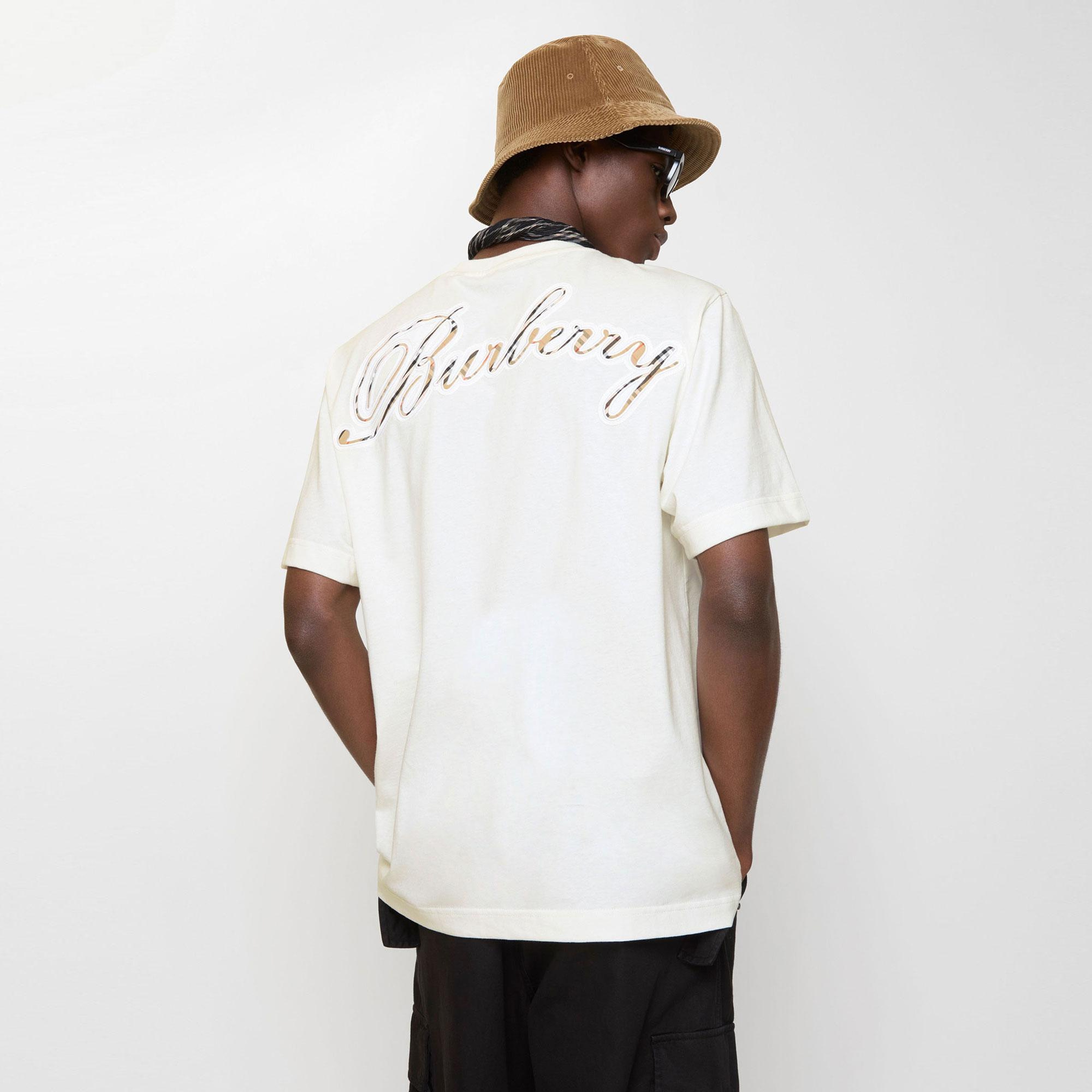 Burberry Ryan Erkek Beyaz T-Shirt