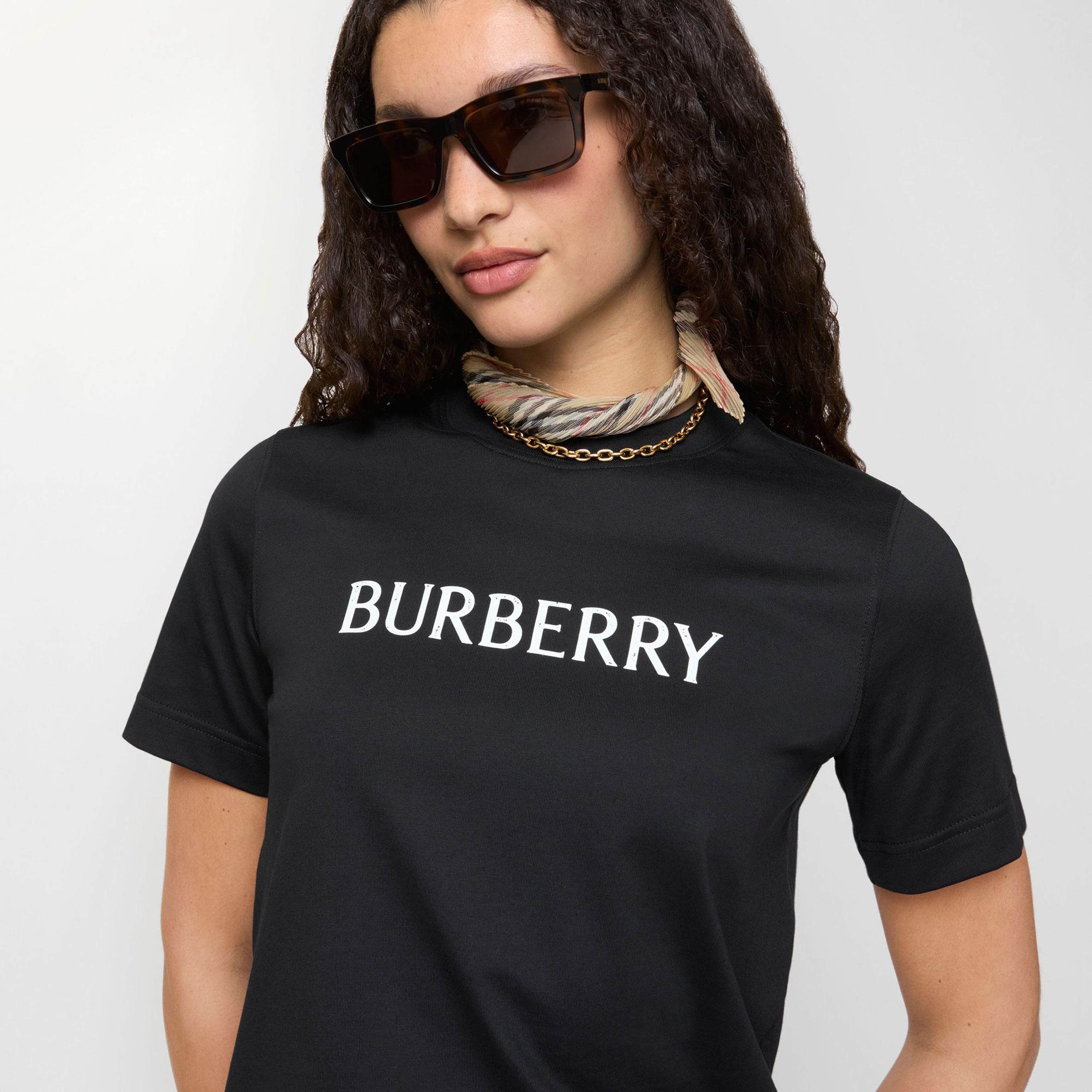 Burberry Frankie Kadın Siyah T-Shirt
