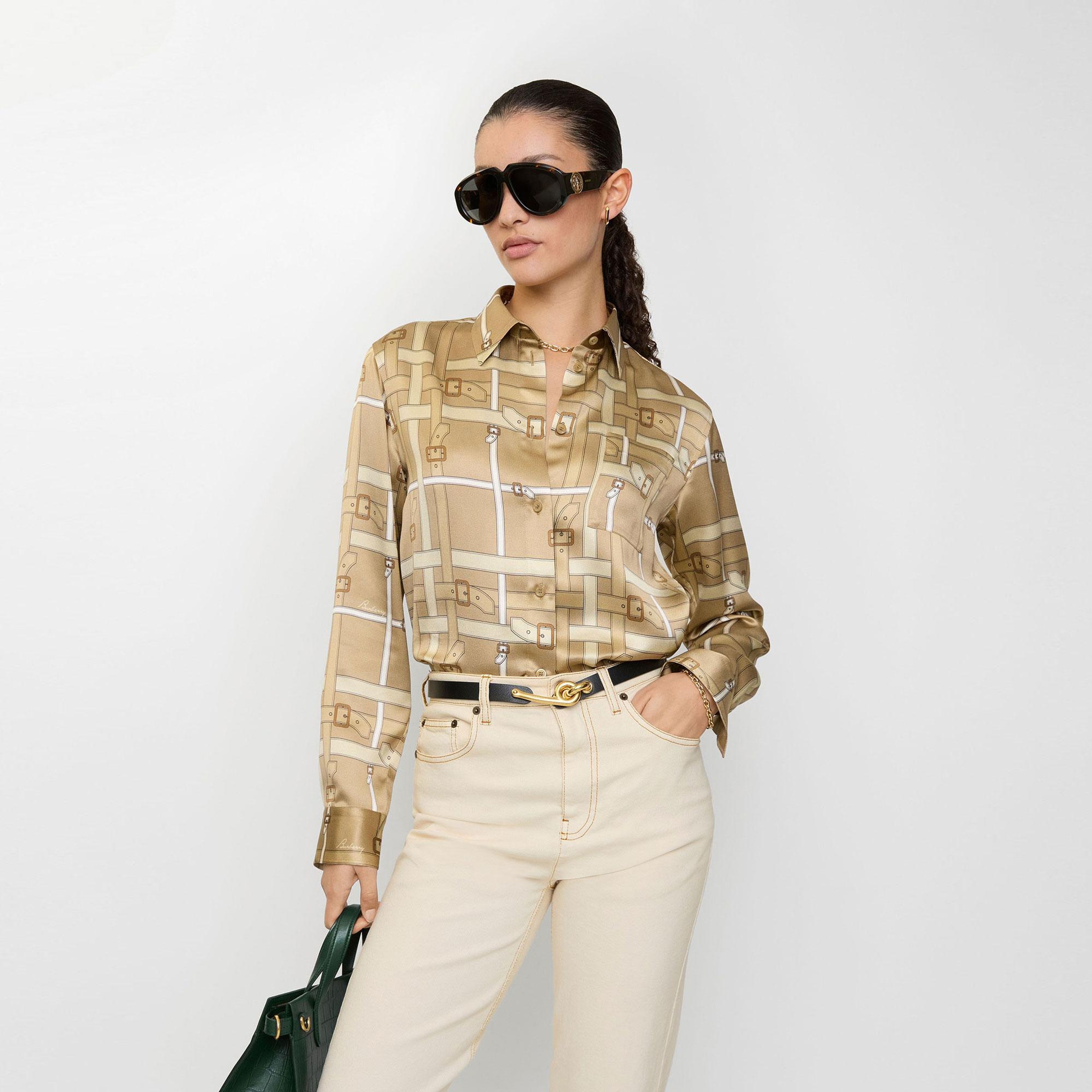 Burberry Emma Kadın Bej Gömlek