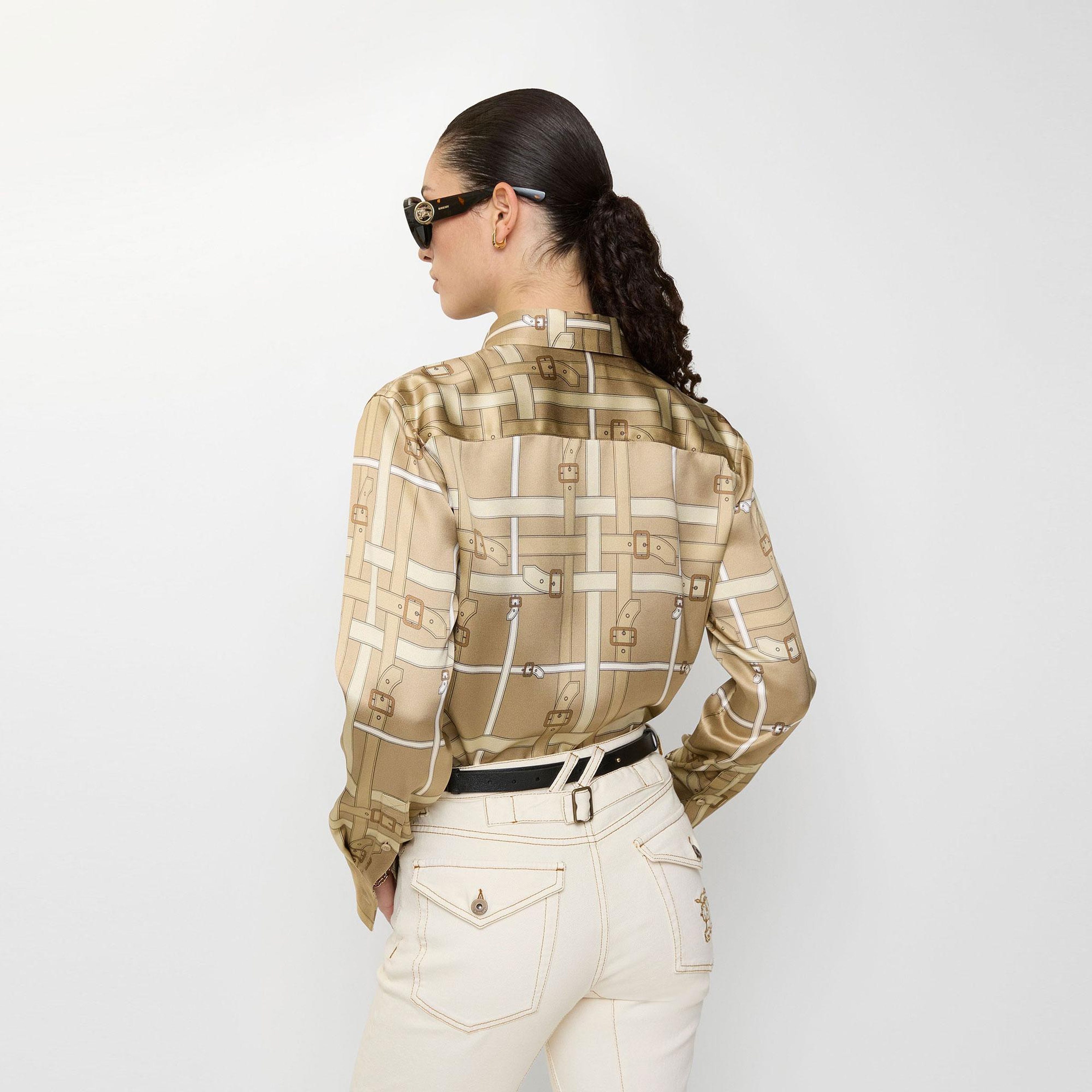 Burberry Emma Kadın Bej Gömlek