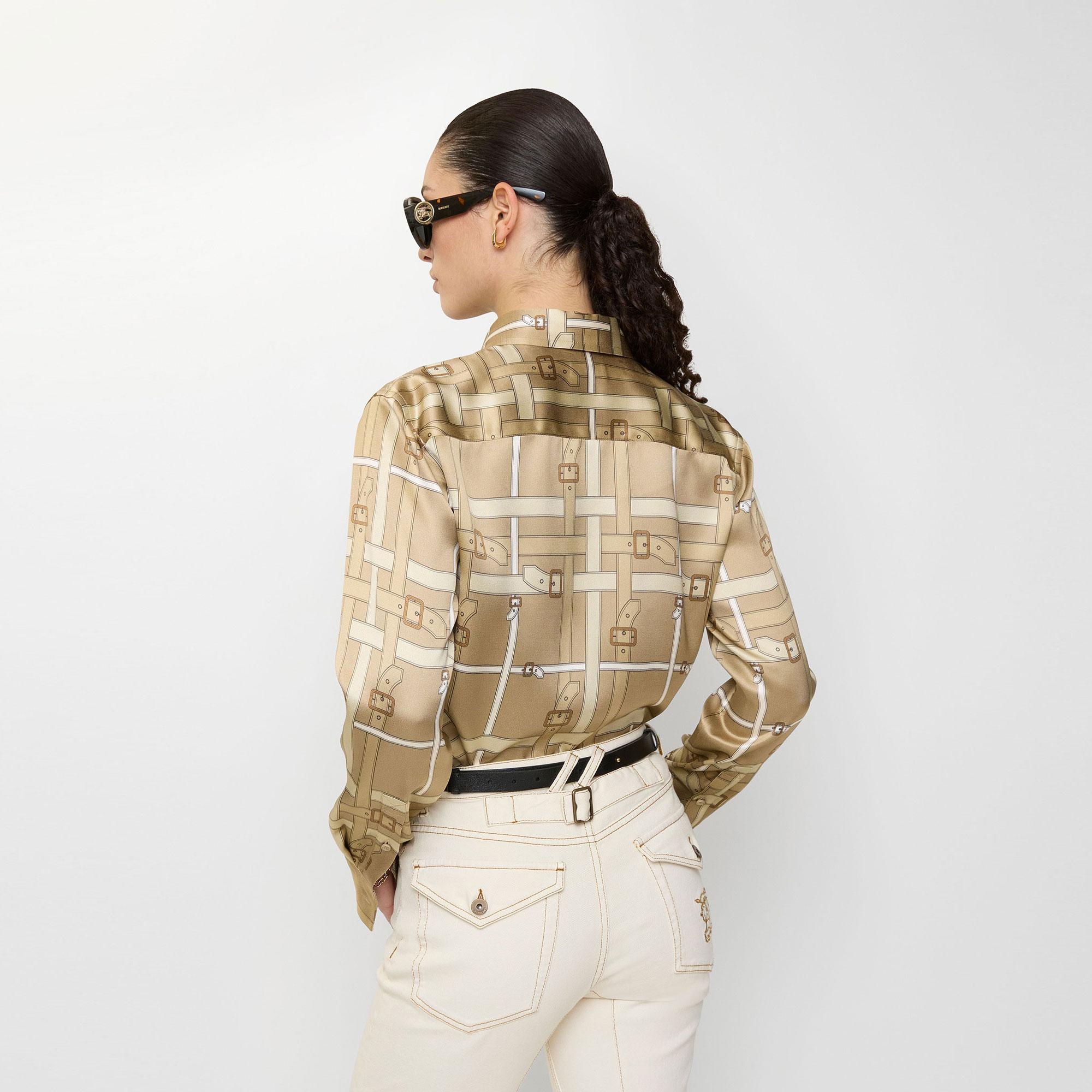 Burberry Emma Kadın Bej Gömlek