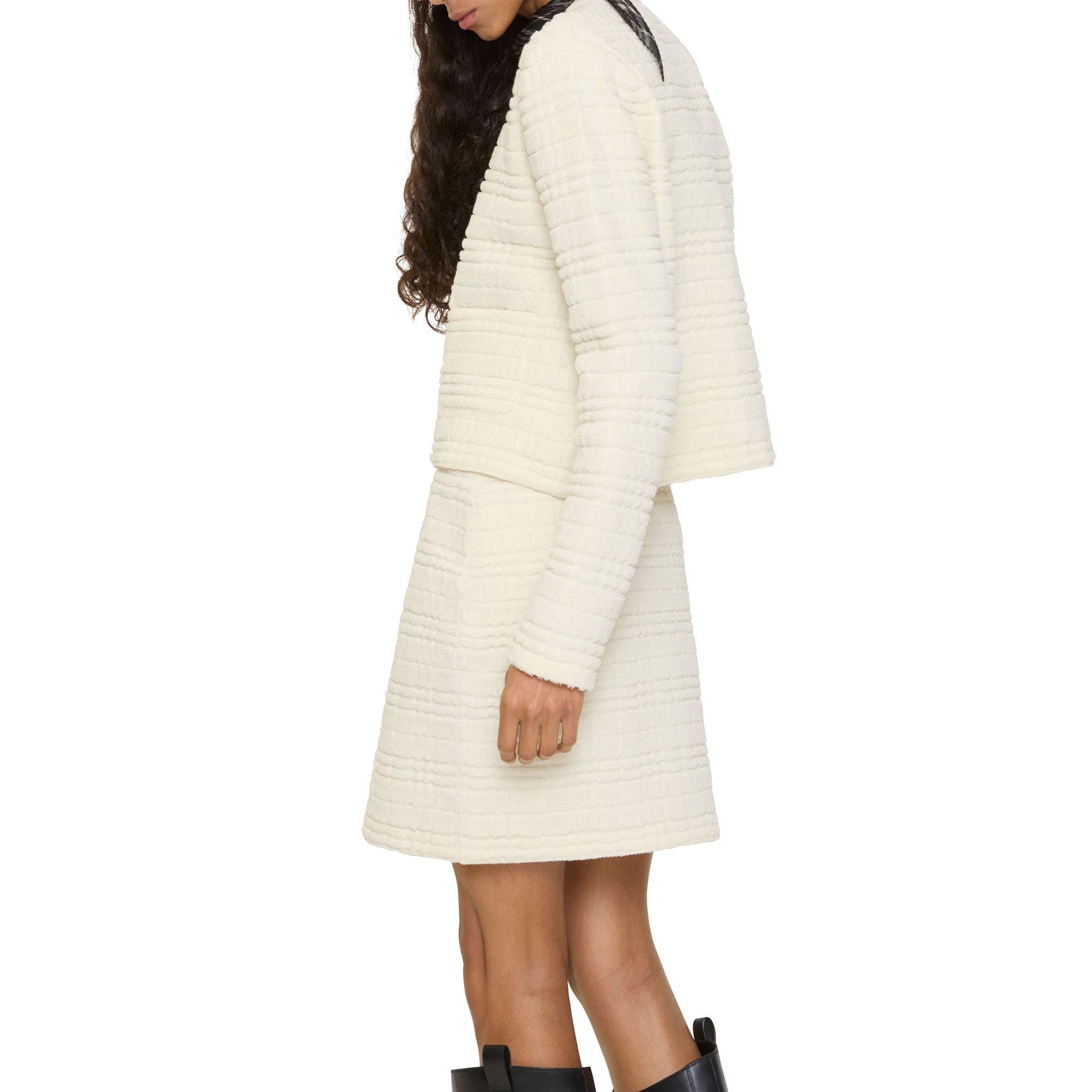 Burberry Ellen Check Kadın Krem Hırka