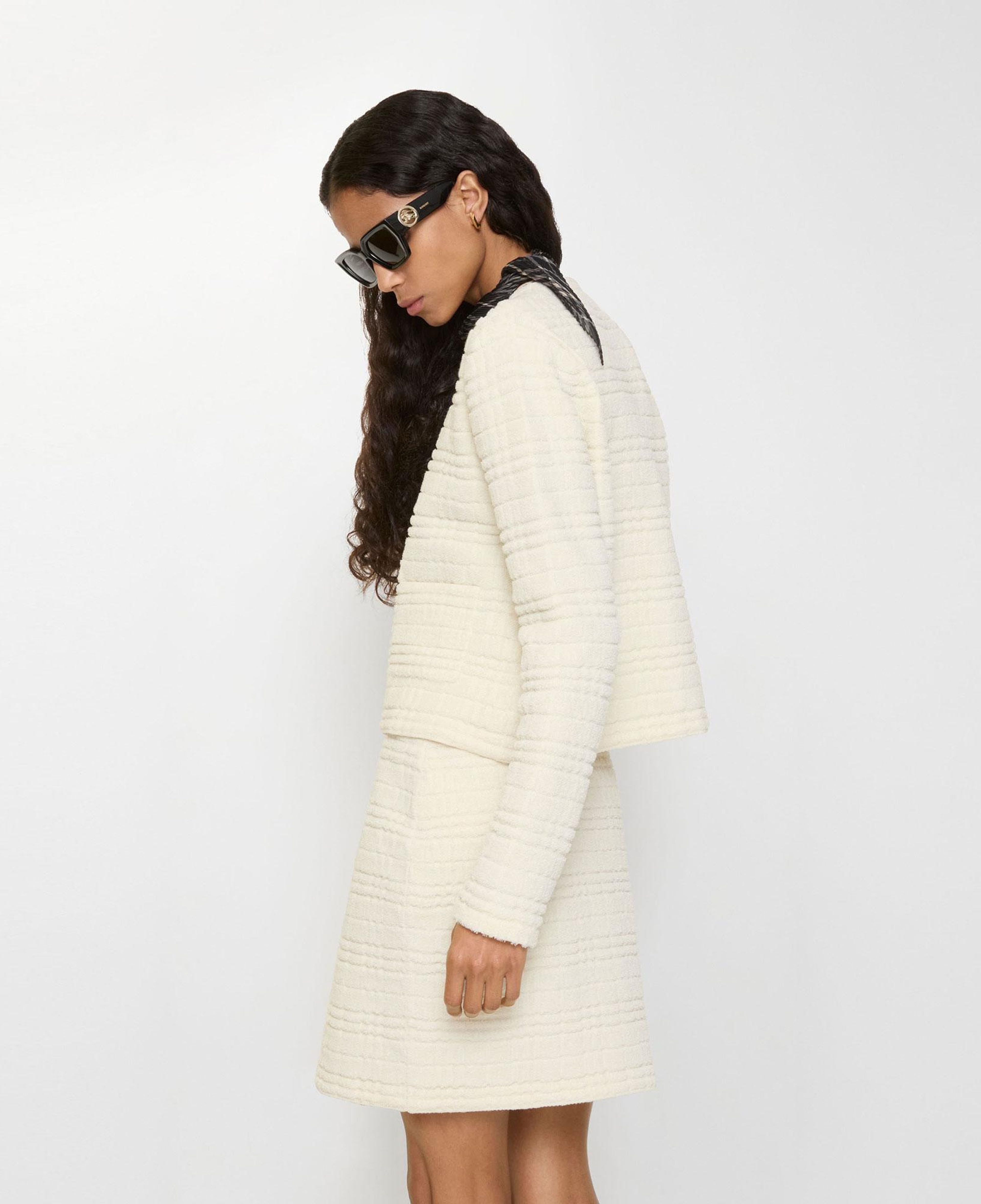 Burberry Ellen Check Kadın Krem Hırka