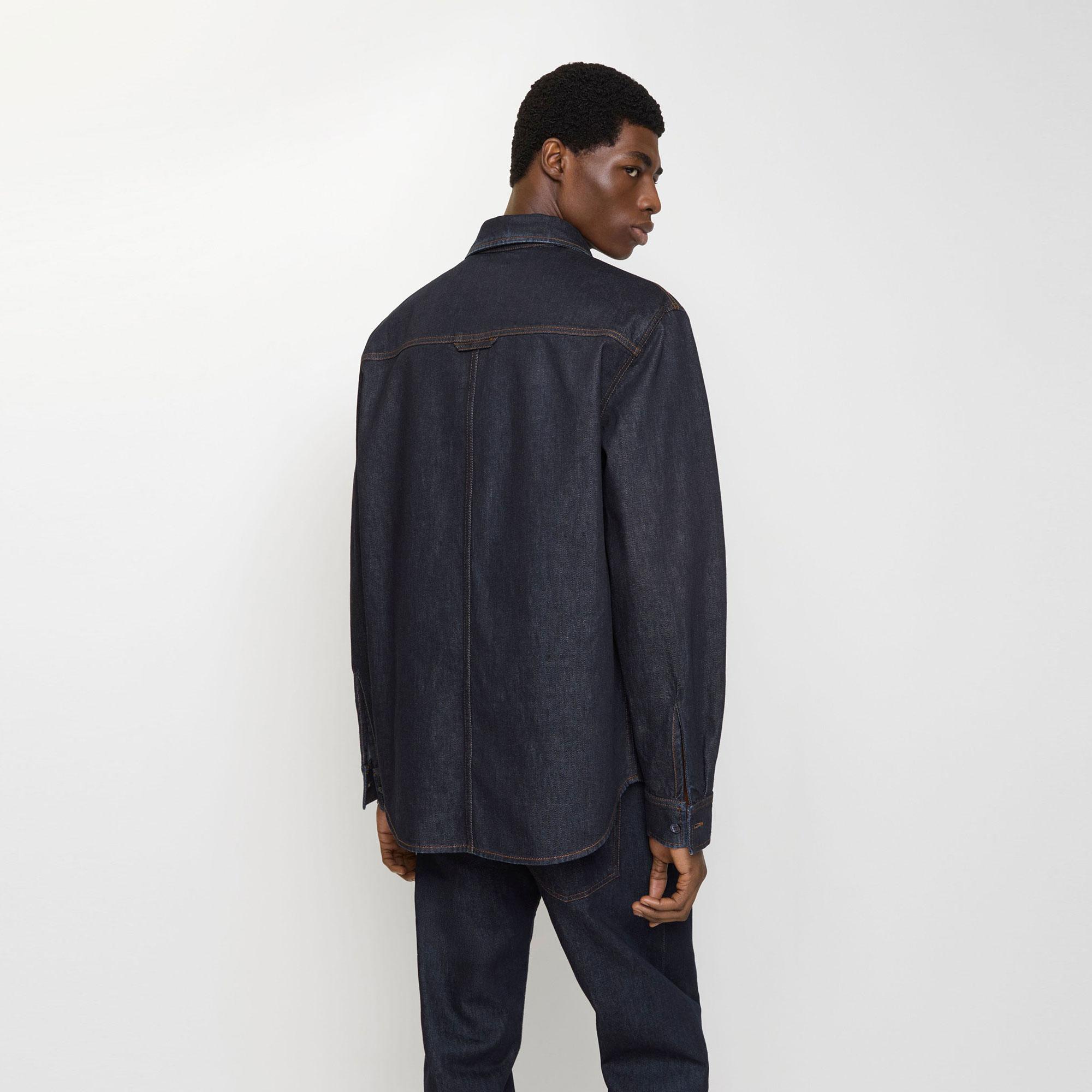 Burberry Damian Erkek Lacivert Gömlek