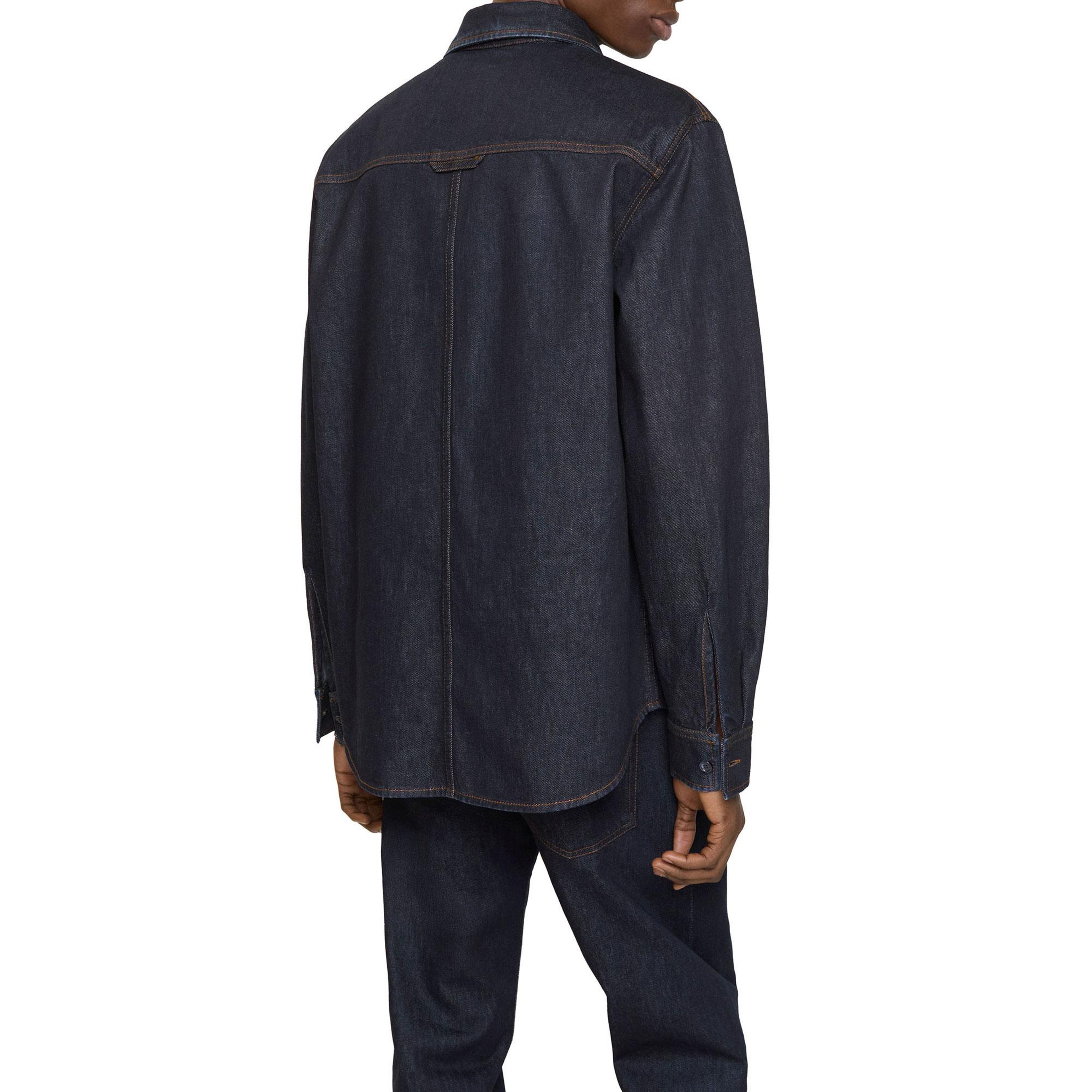 Burberry Damian Erkek Lacivert Gömlek