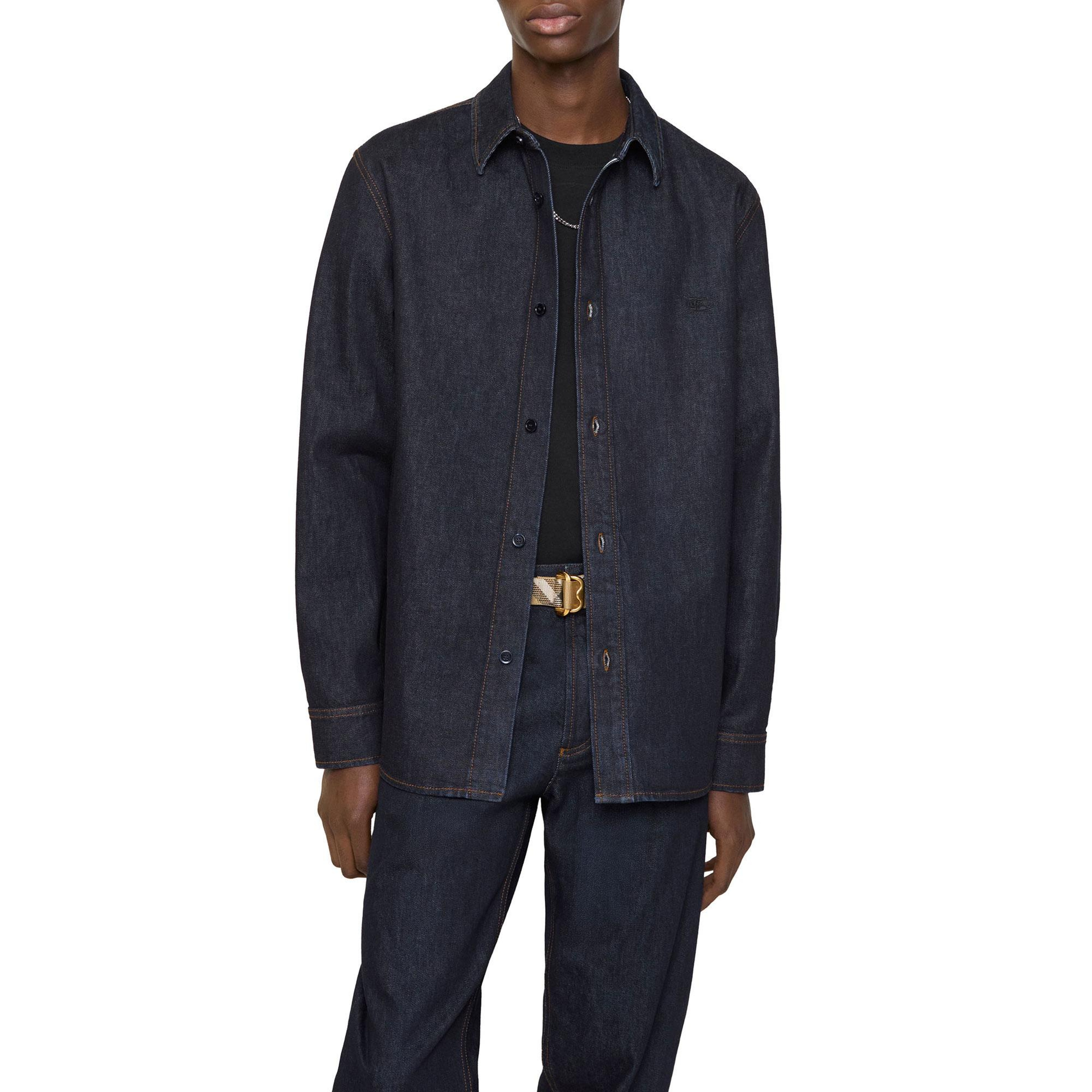 Burberry Damian Erkek Lacivert Gömlek