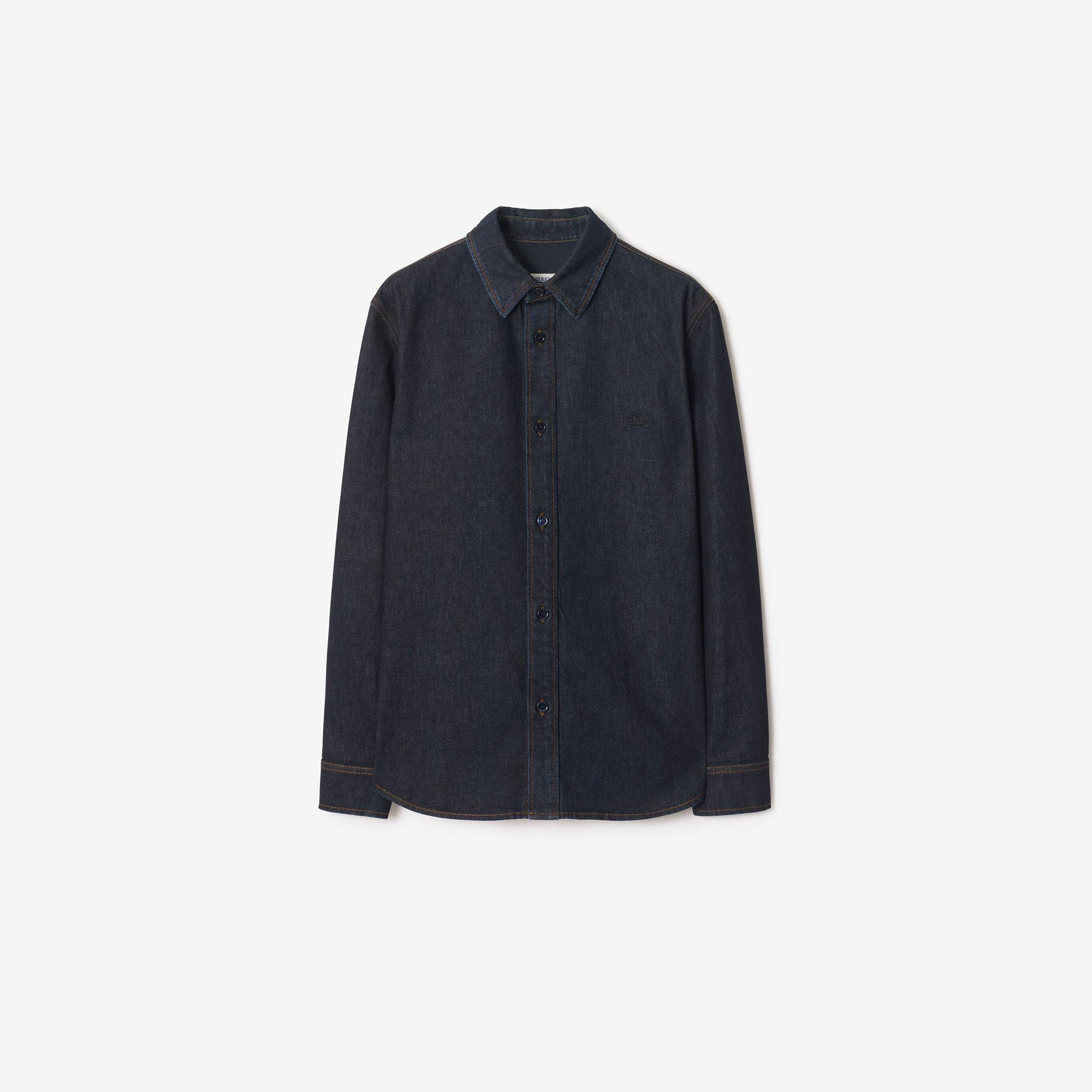 Burberry Damian Erkek Lacivert Gömlek