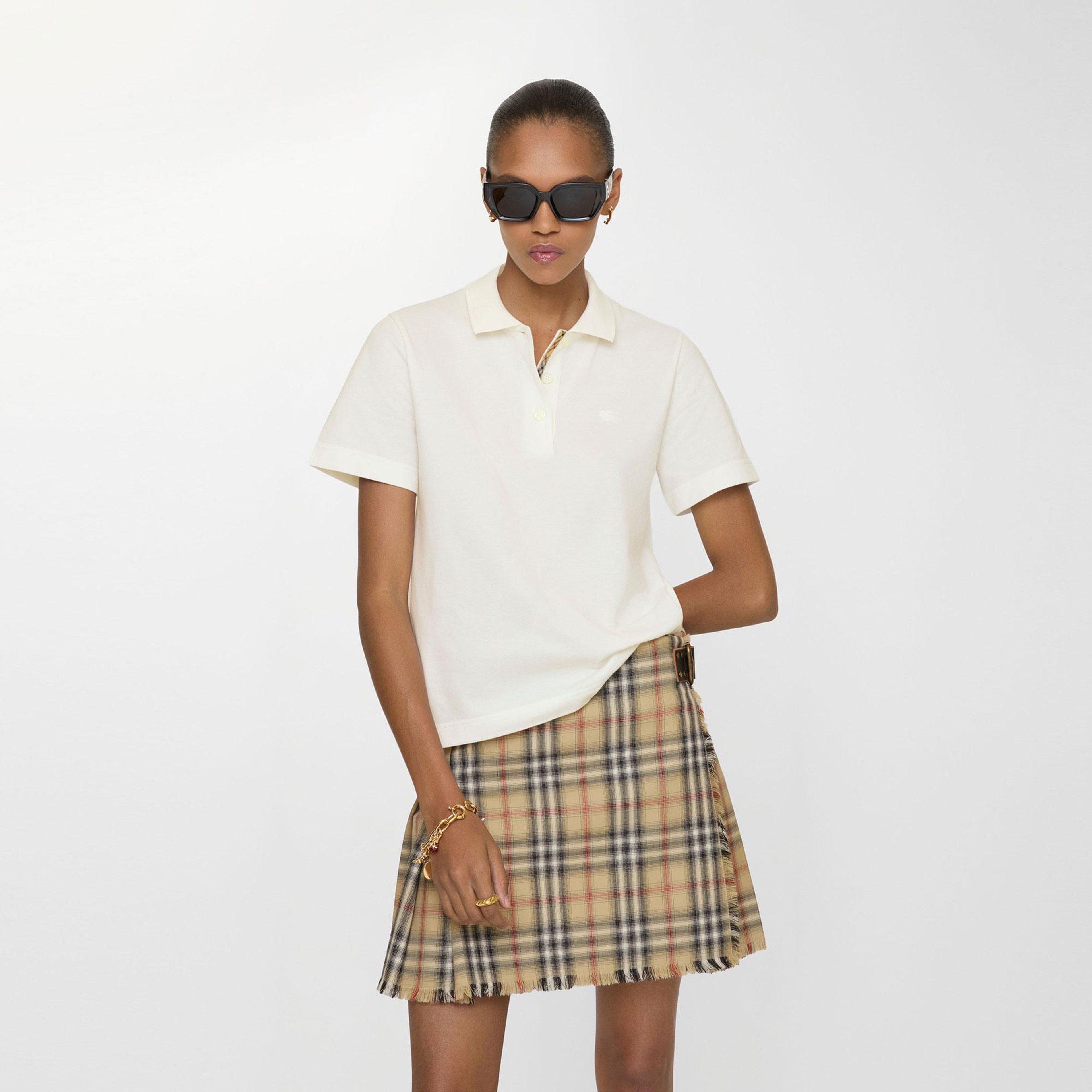 Burberry Priscilla Kadın Beyaz Polo