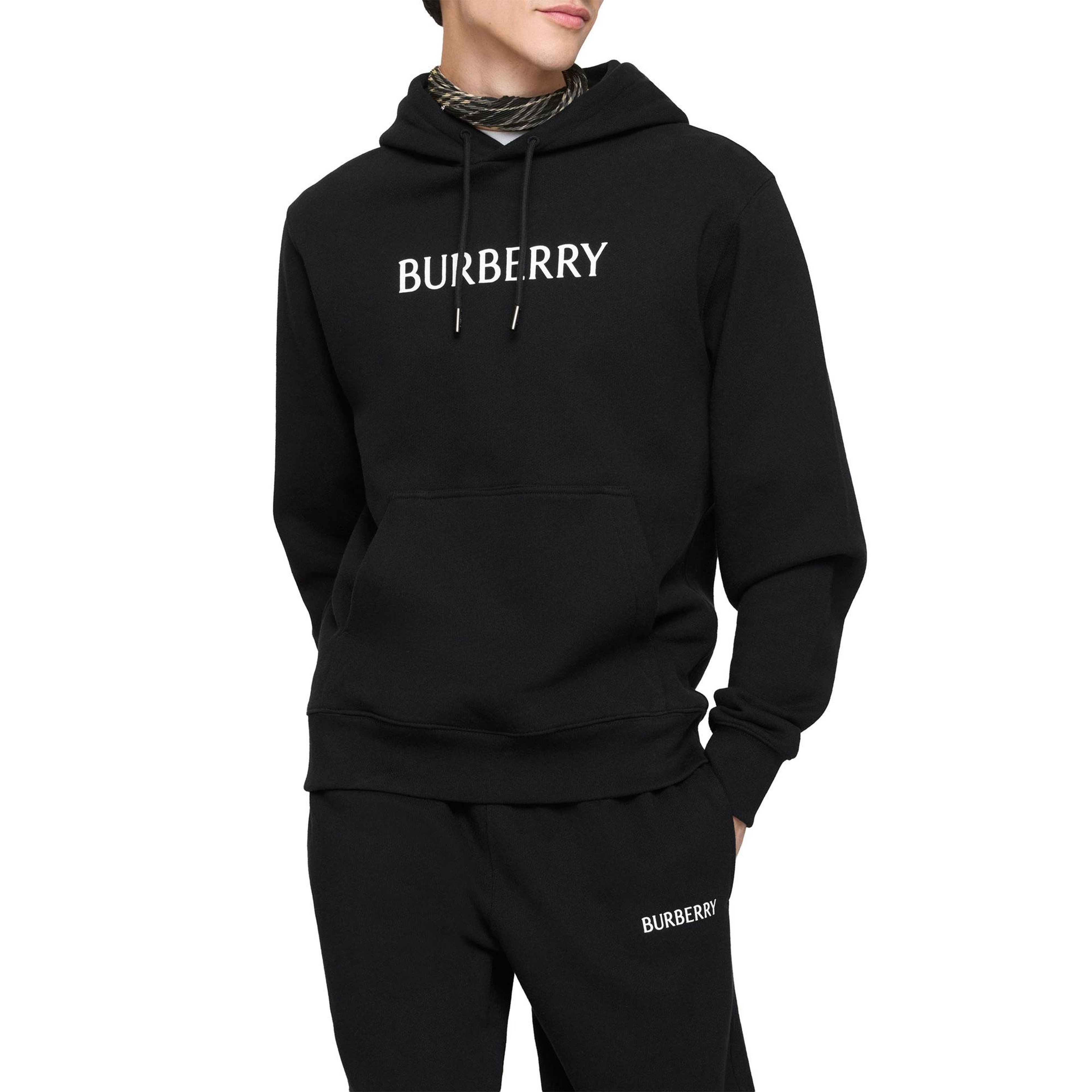 Burberry Sımon Erkek Siyah Hoodie