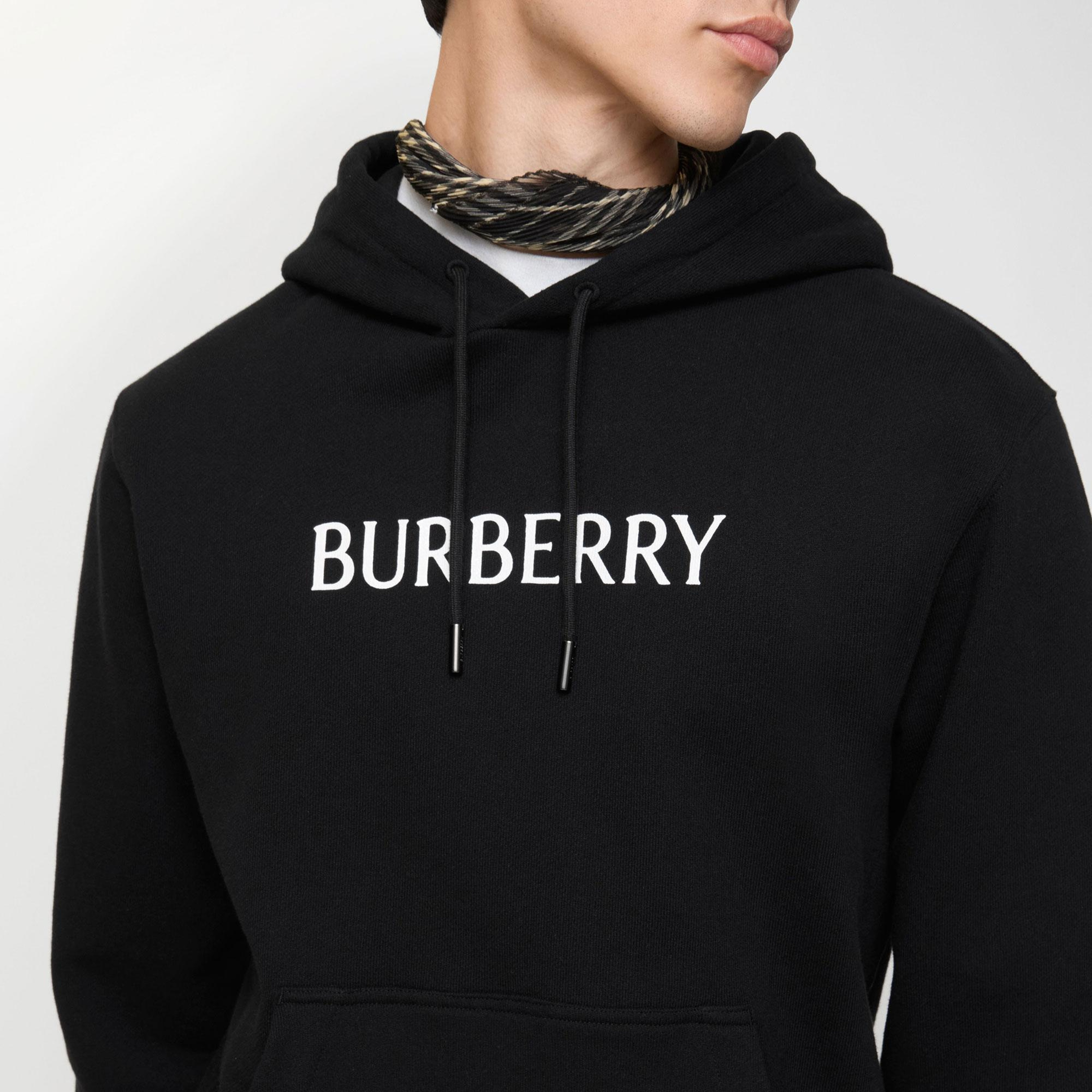 Burberry Sımon Erkek Siyah Hoodie