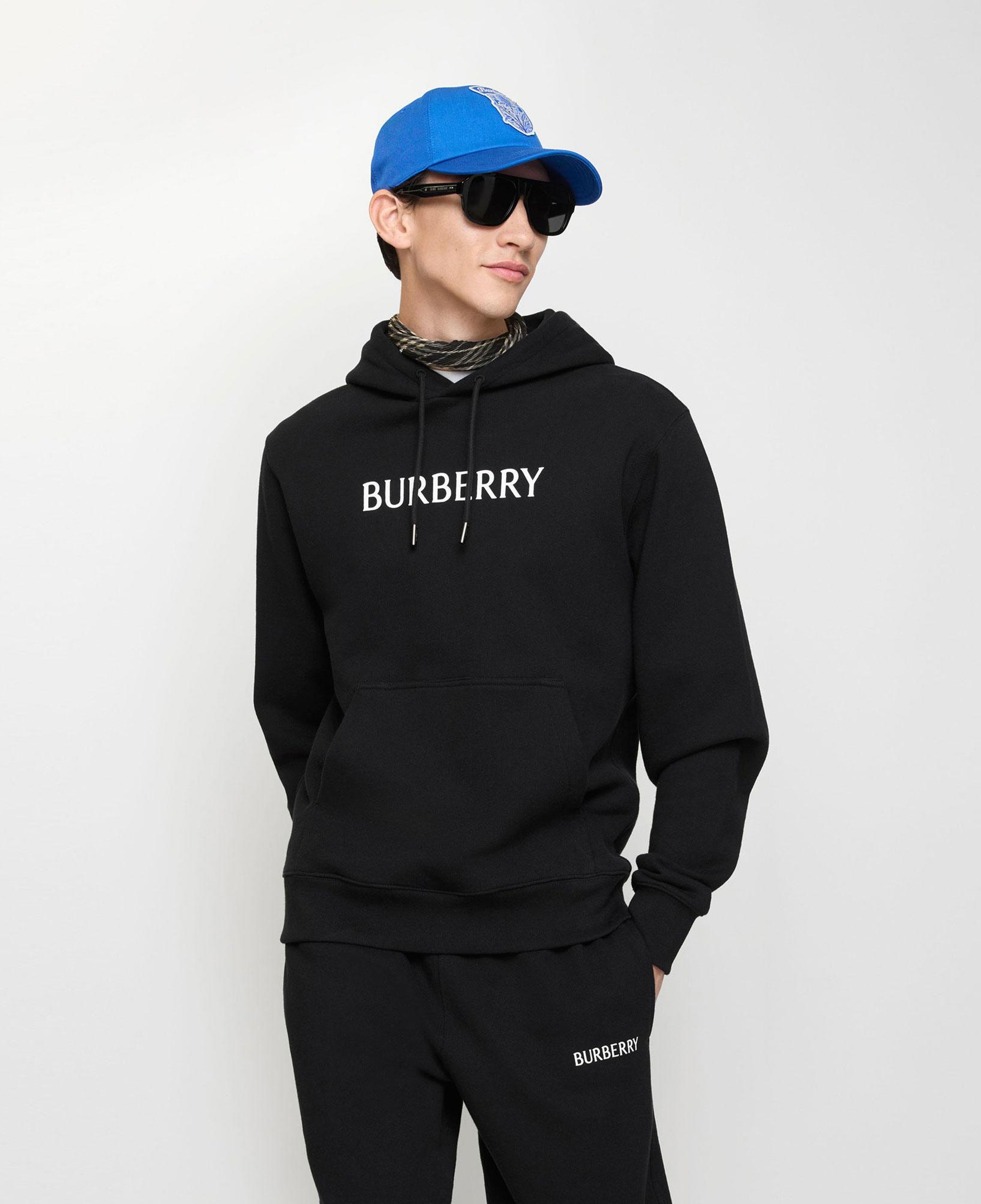 Burberry Sımon Erkek Siyah Hoodie