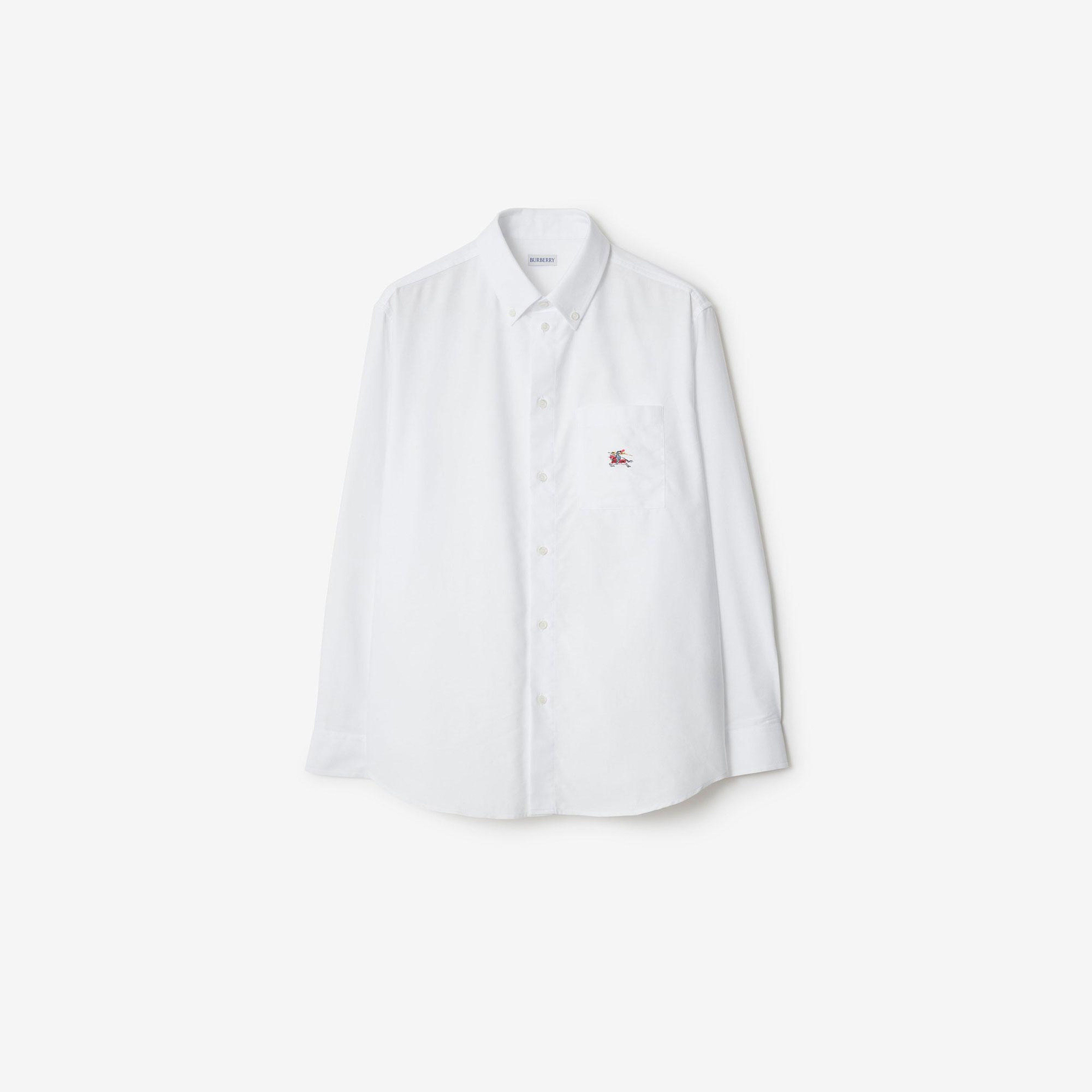 Burberry Roland Erkek Beyaz Gömlek
