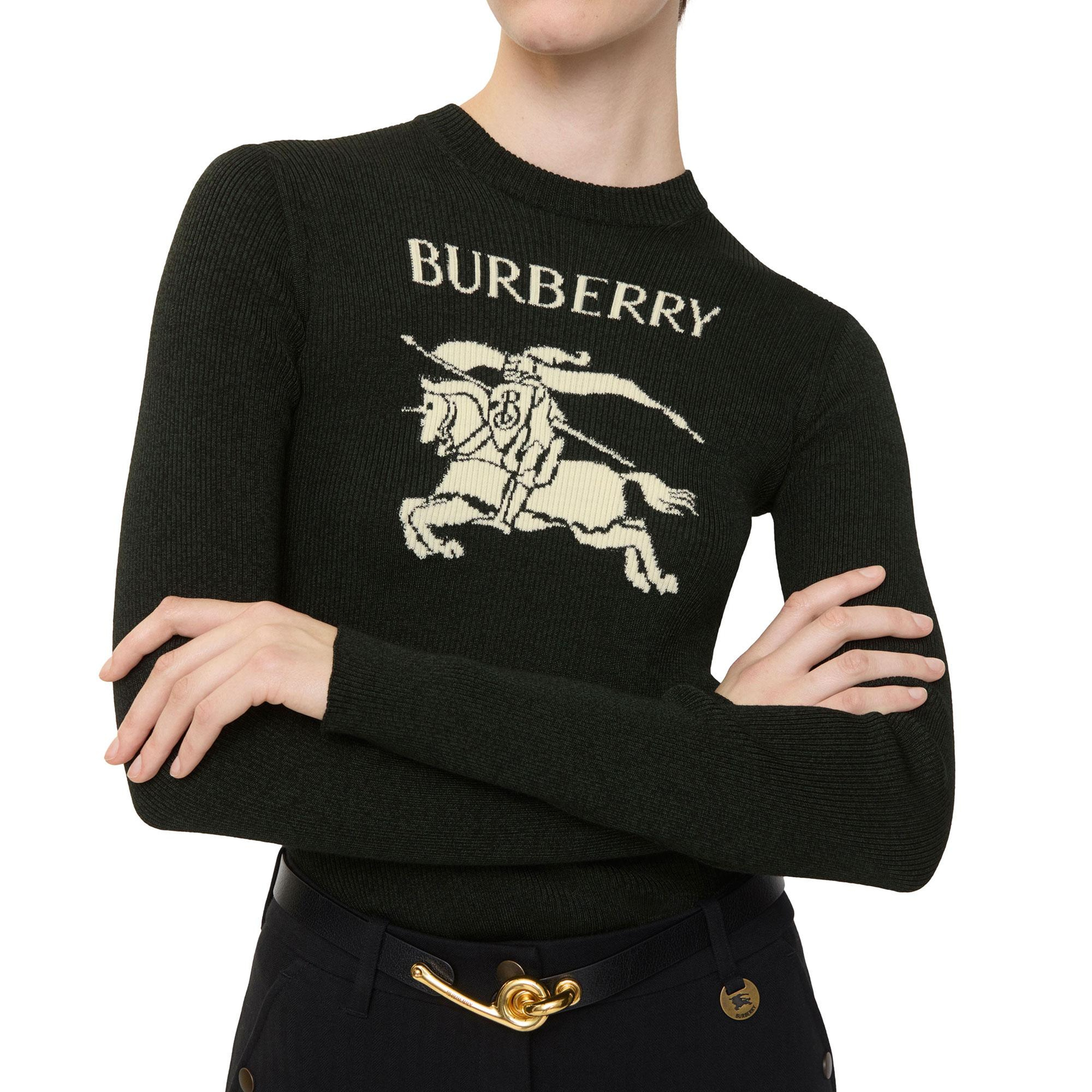 Burberry Shona Kadın Yeşil Triko