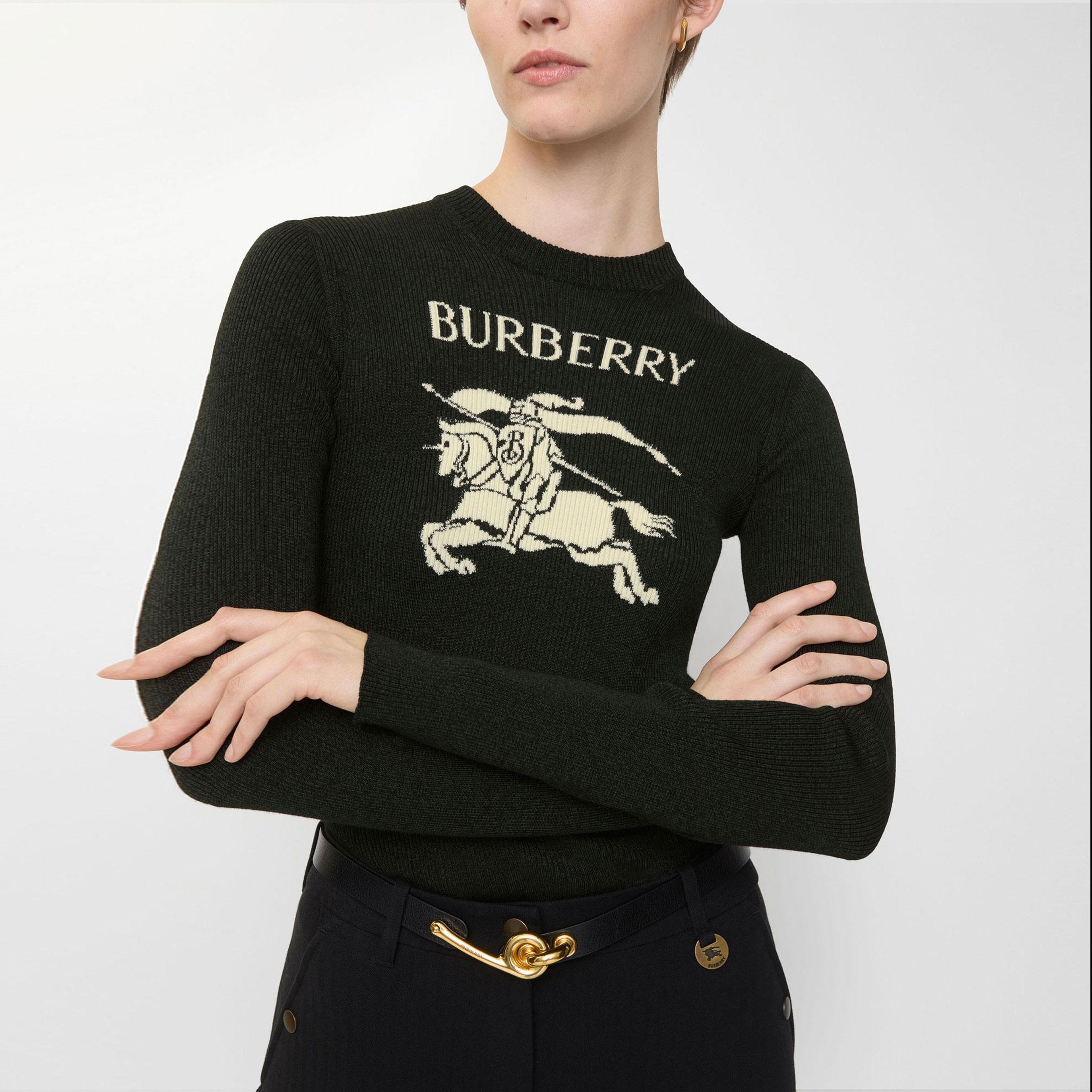 Burberry Shona Kadın Yeşil Triko