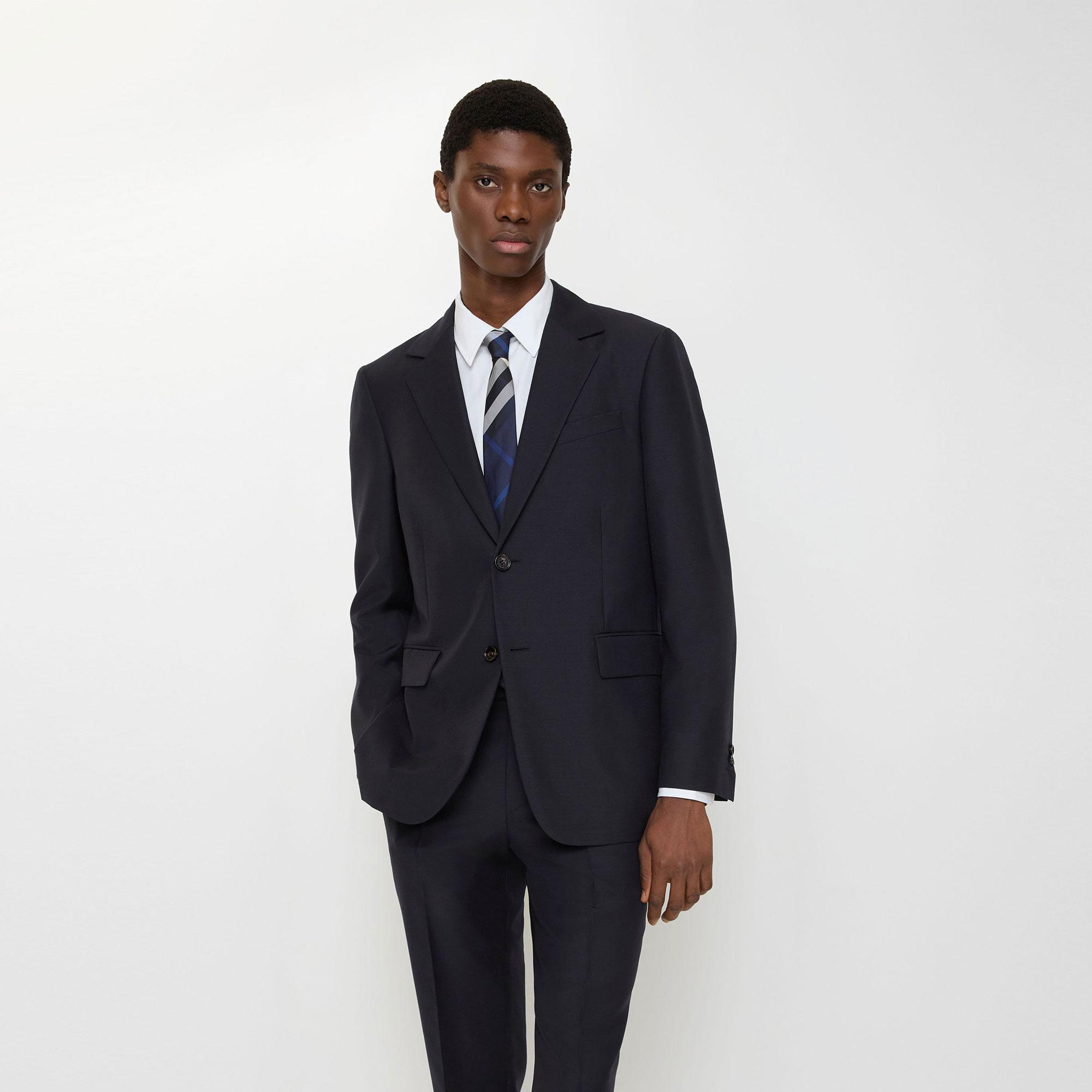 Burberry Sloane Erkek Lacivert Blazer Ceket