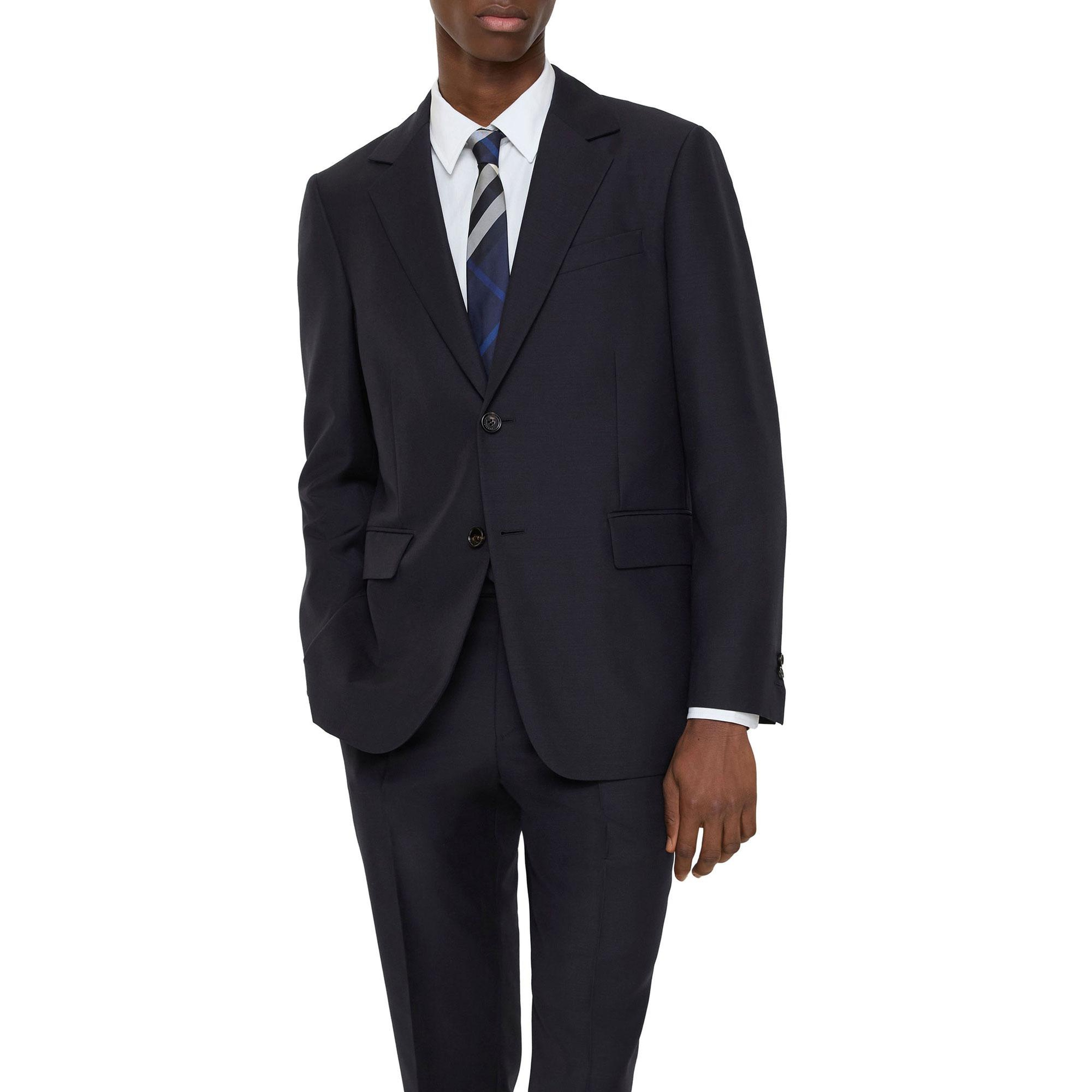 Burberry Sloane Erkek Lacivert Blazer Ceket