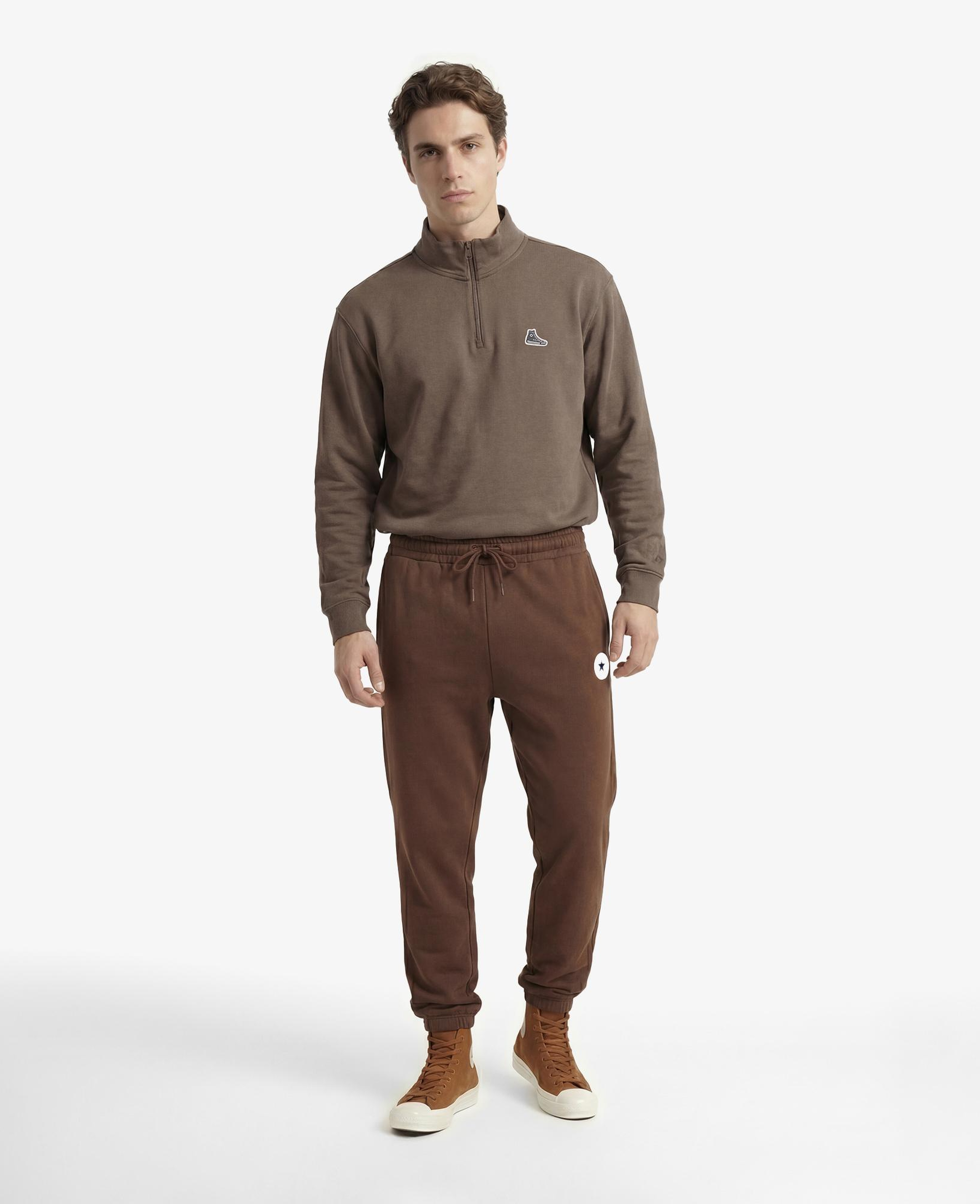 Converse Standard Fit Core Chuck Patch Erkek Kahverengi Eşofman Altı