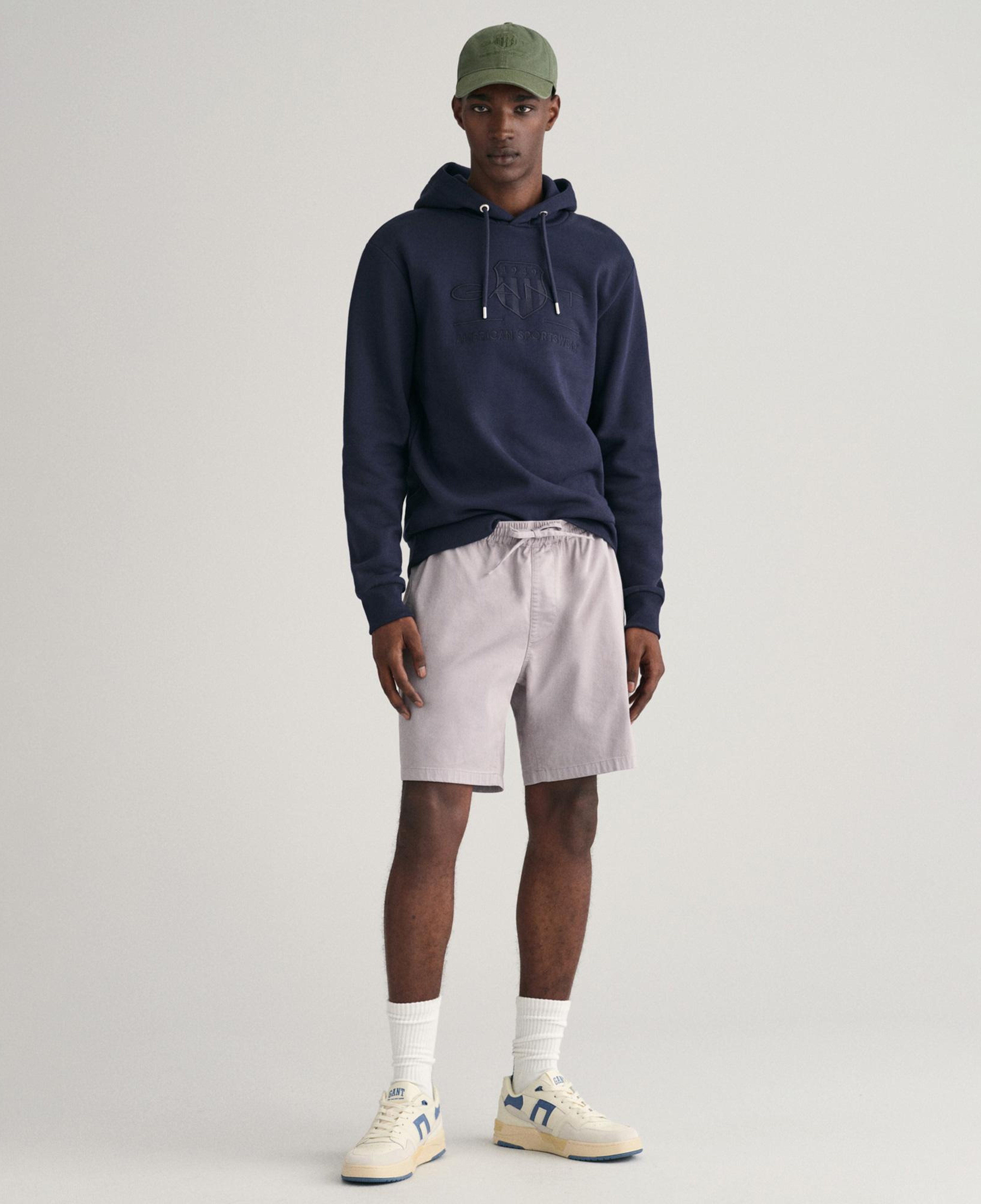 GANT Erkek Gri Regular Fit Şort