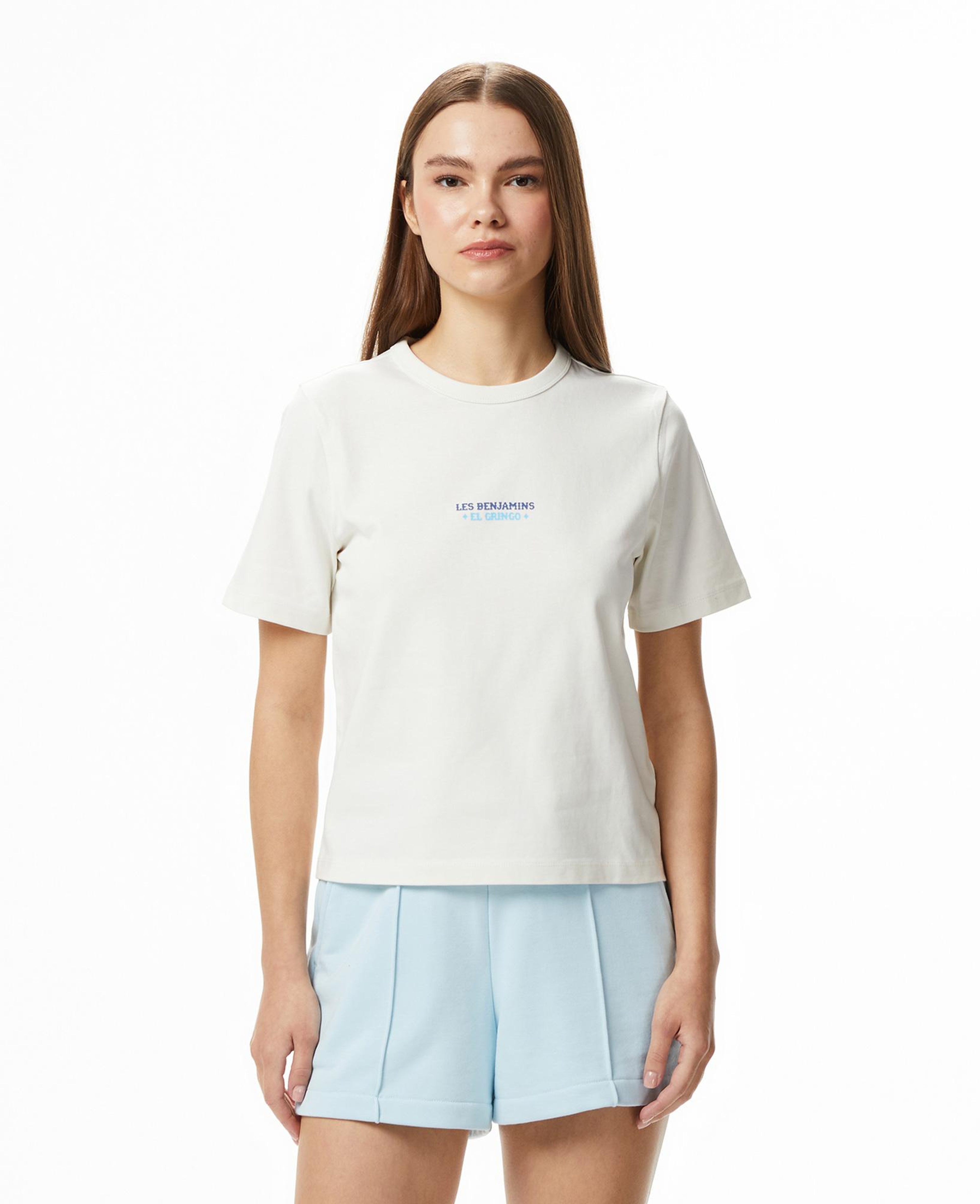 Les Benjamins 024 Kadın Beyaz T-Shirt