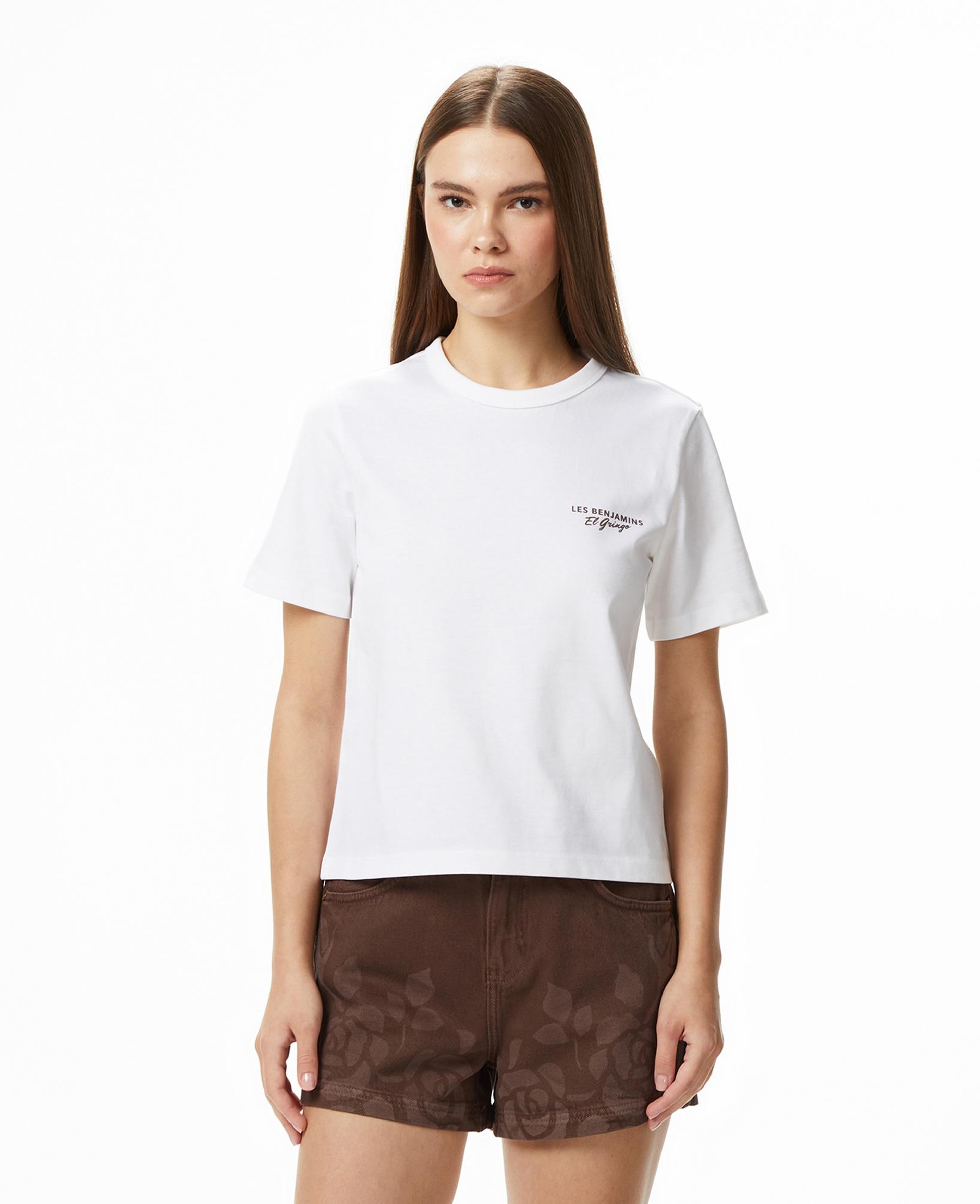 Les Benjamins 003 Kadın Beyaz T-Shirt