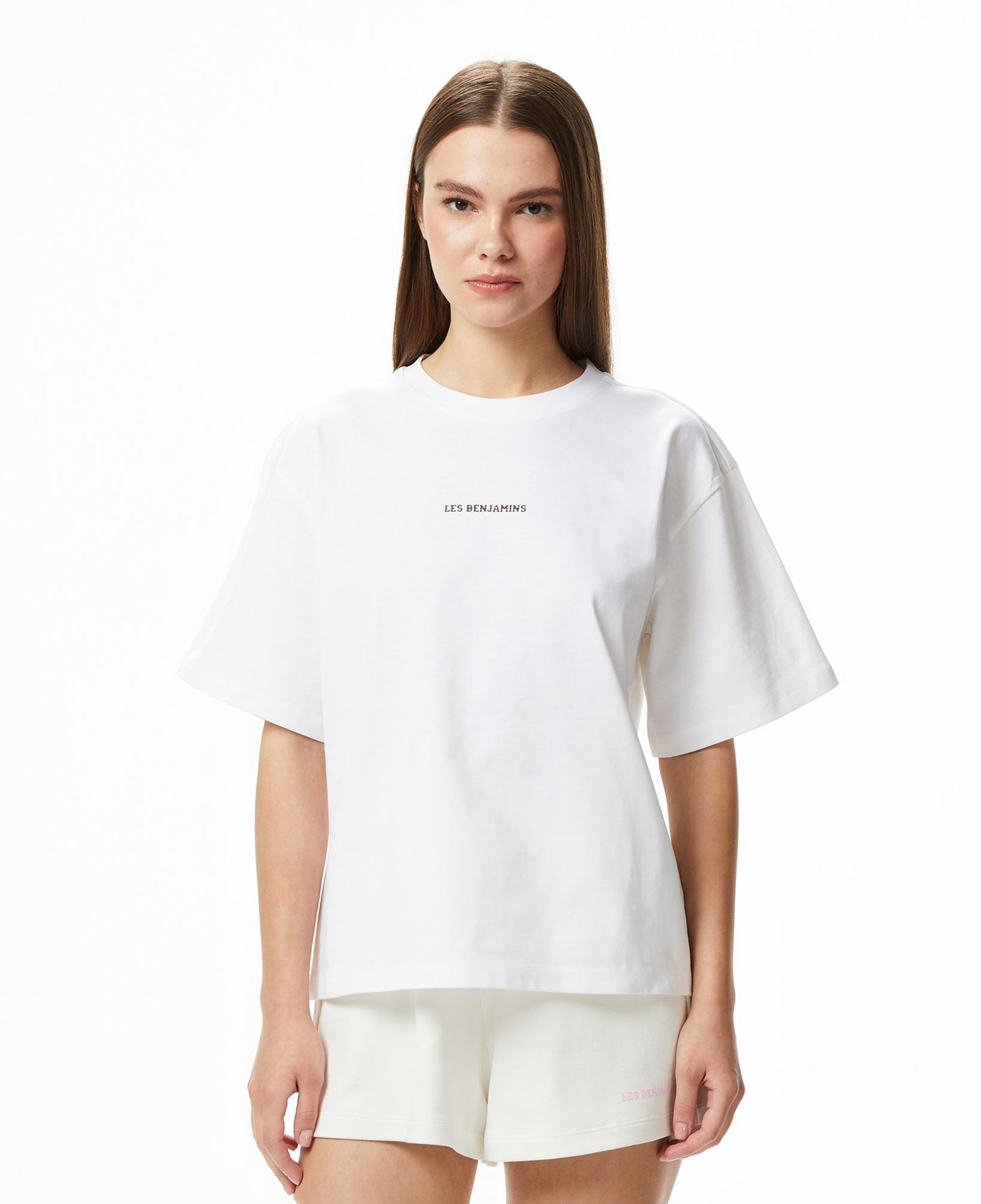 Les Benjamins 009 Kadın Beyaz T-Shirt