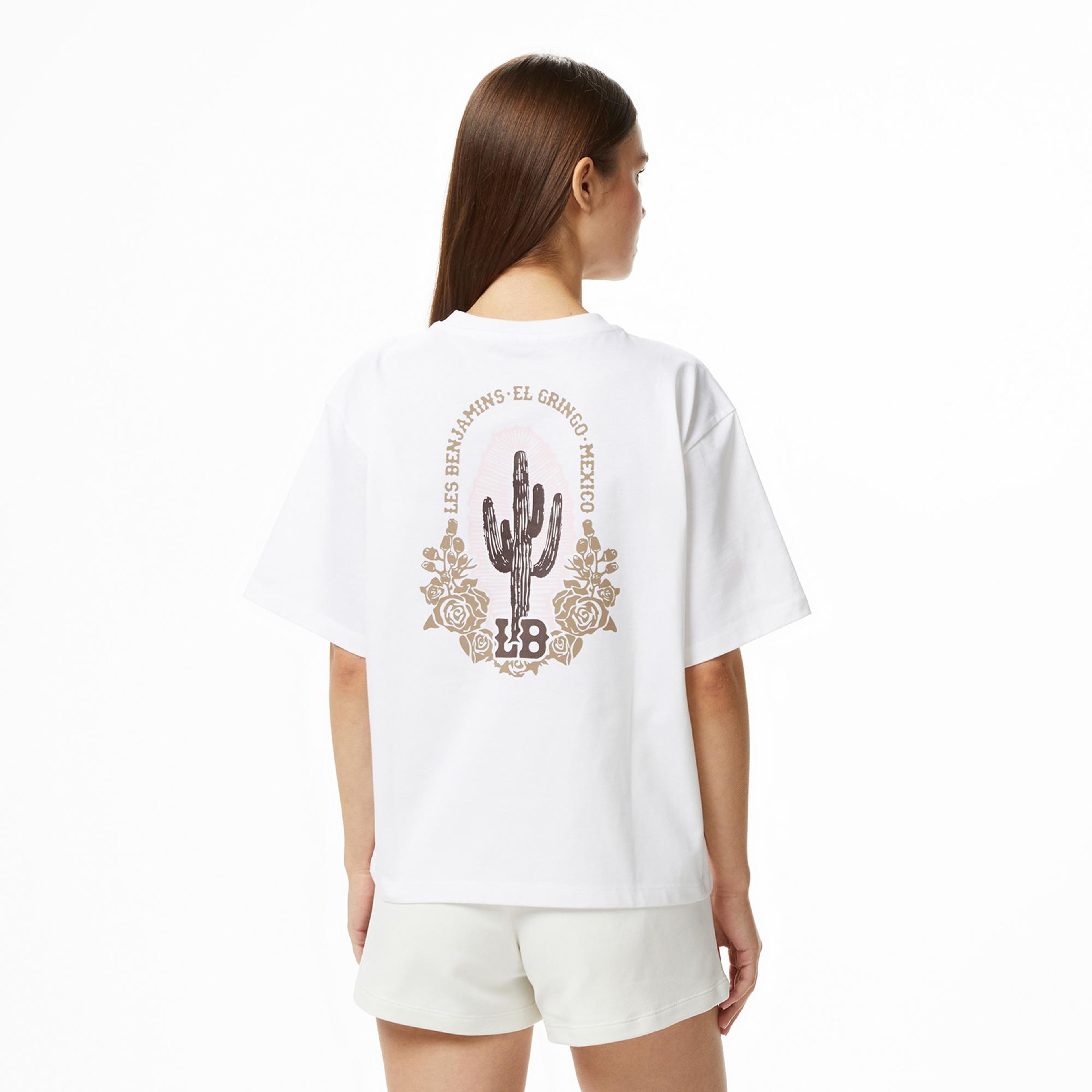 Les Benjamins 009 Kadın Beyaz T-Shirt